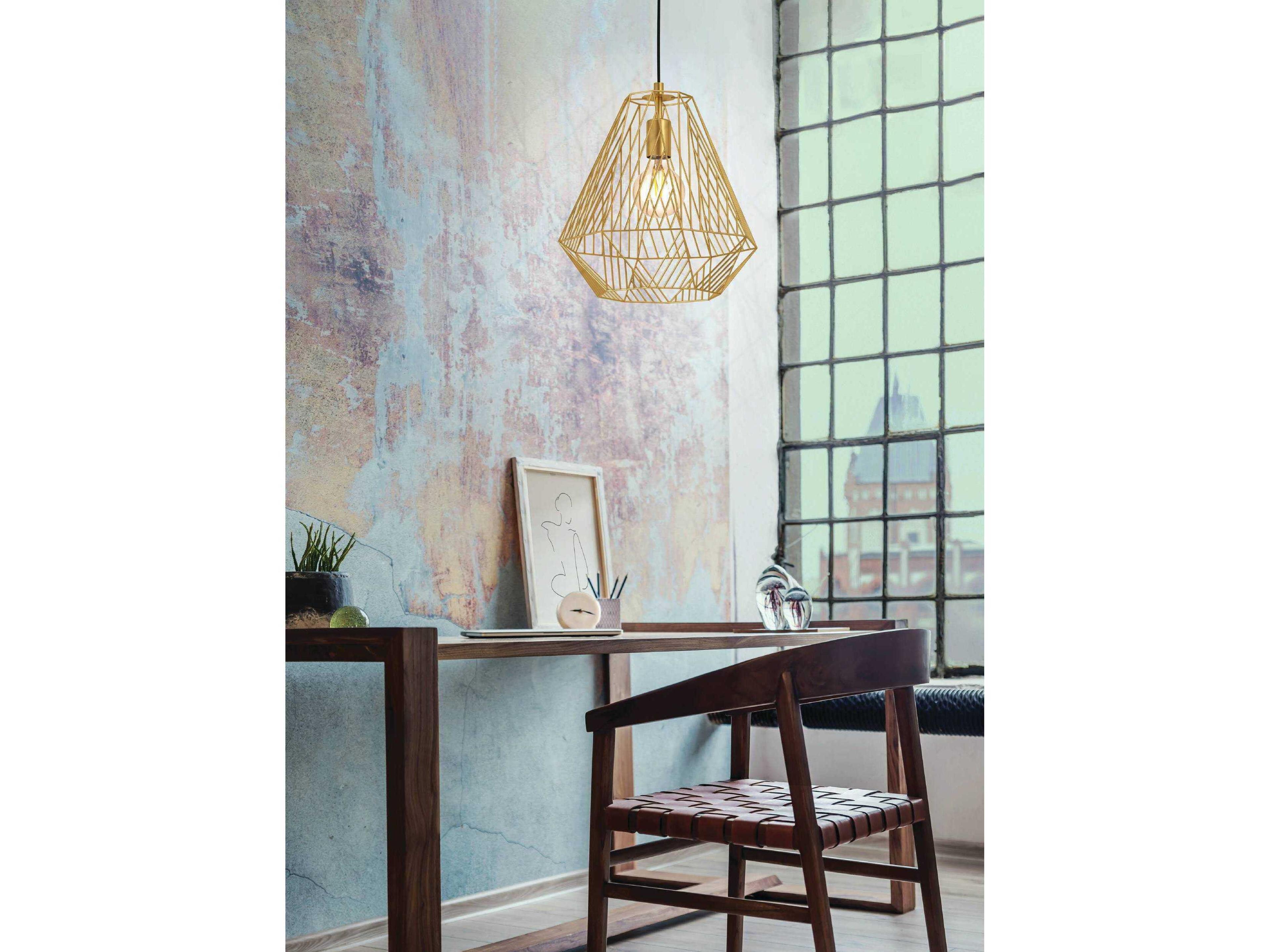 Eglo Stype 1-Light Gold Pendant