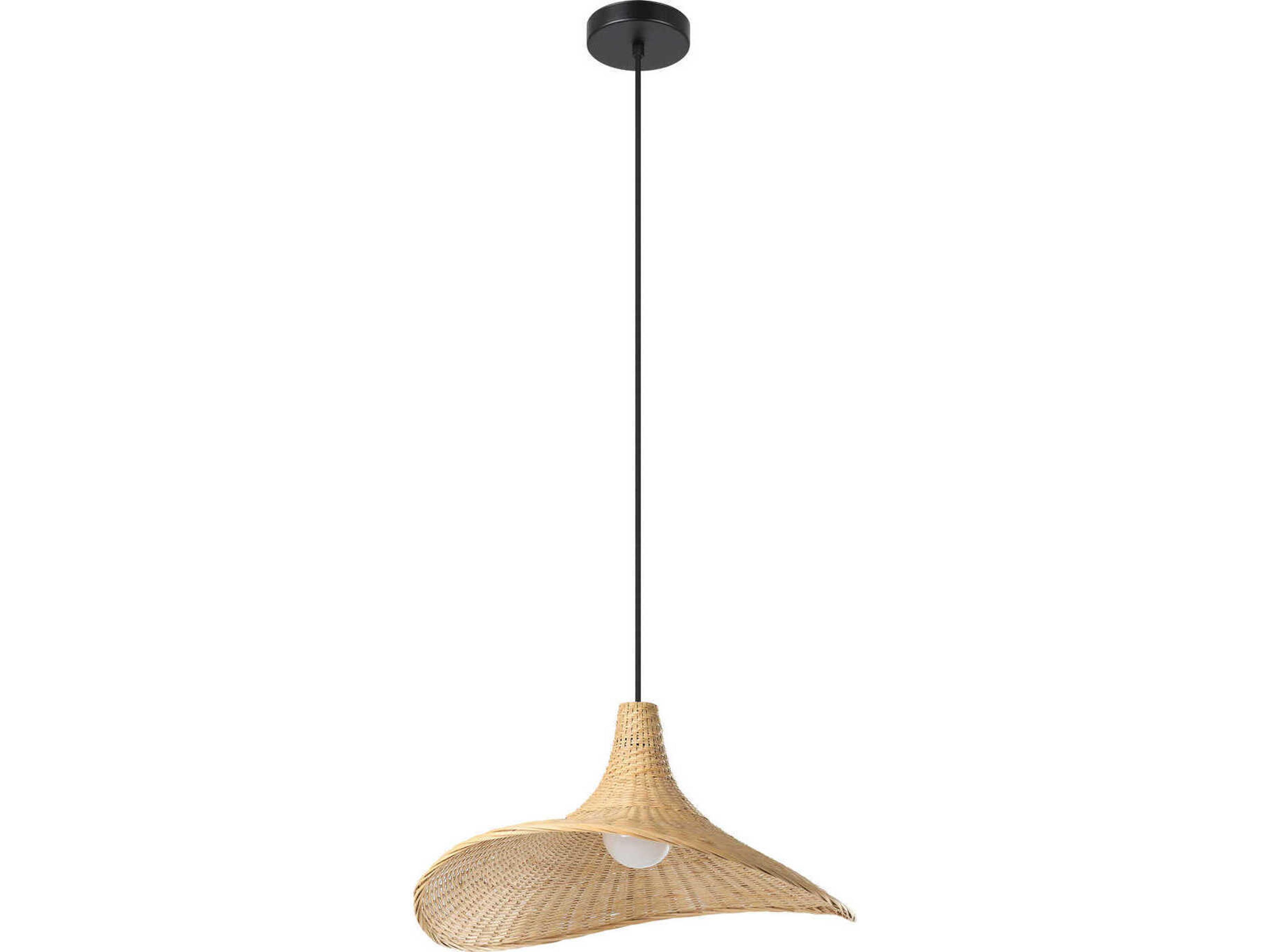 Eglo Haxey 1-Light Black Pendant