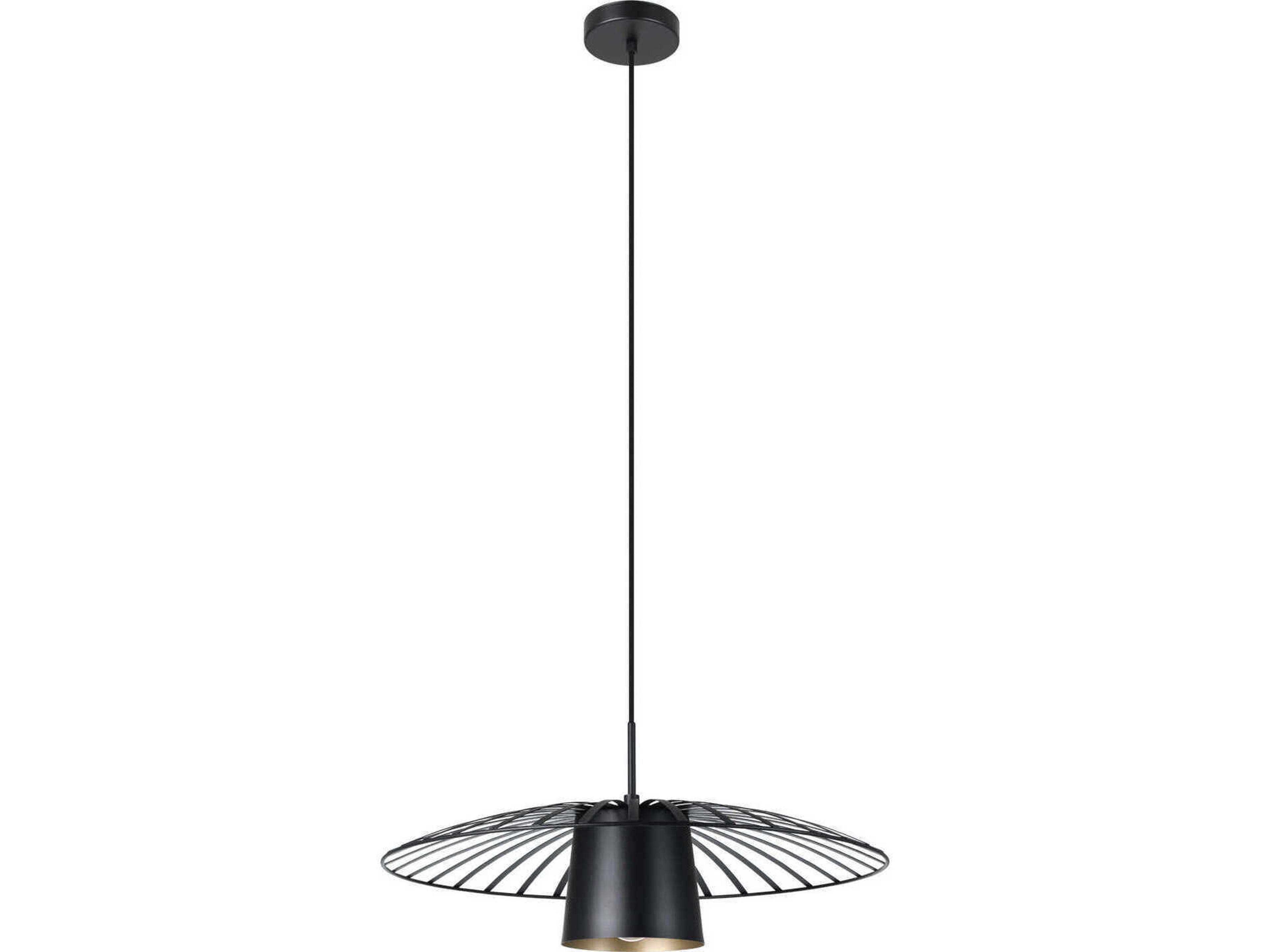 Eglo Felixkirk 1-Light Black Pendant