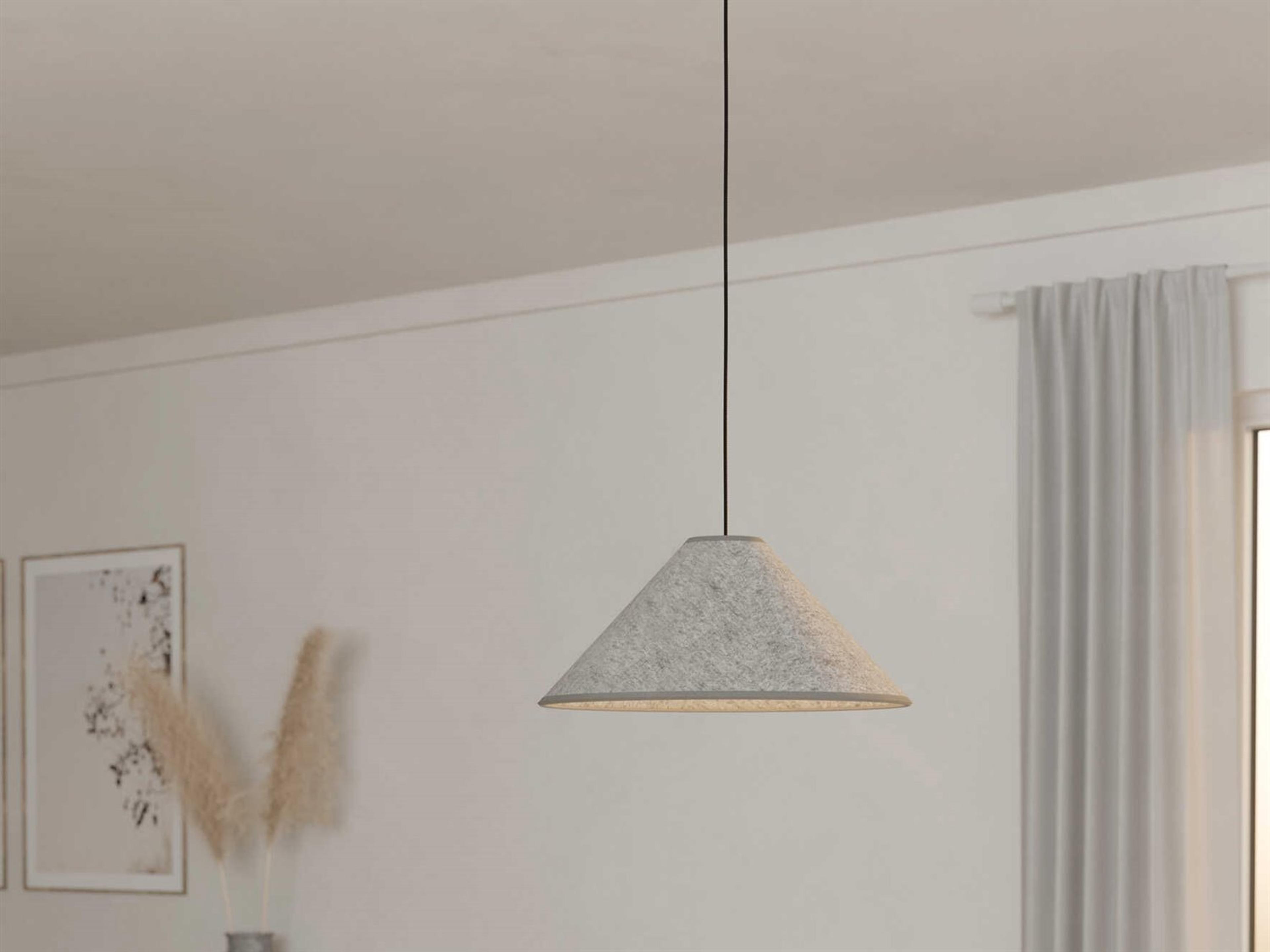 Eglo Alsager 1-Light Black Gray Pendant