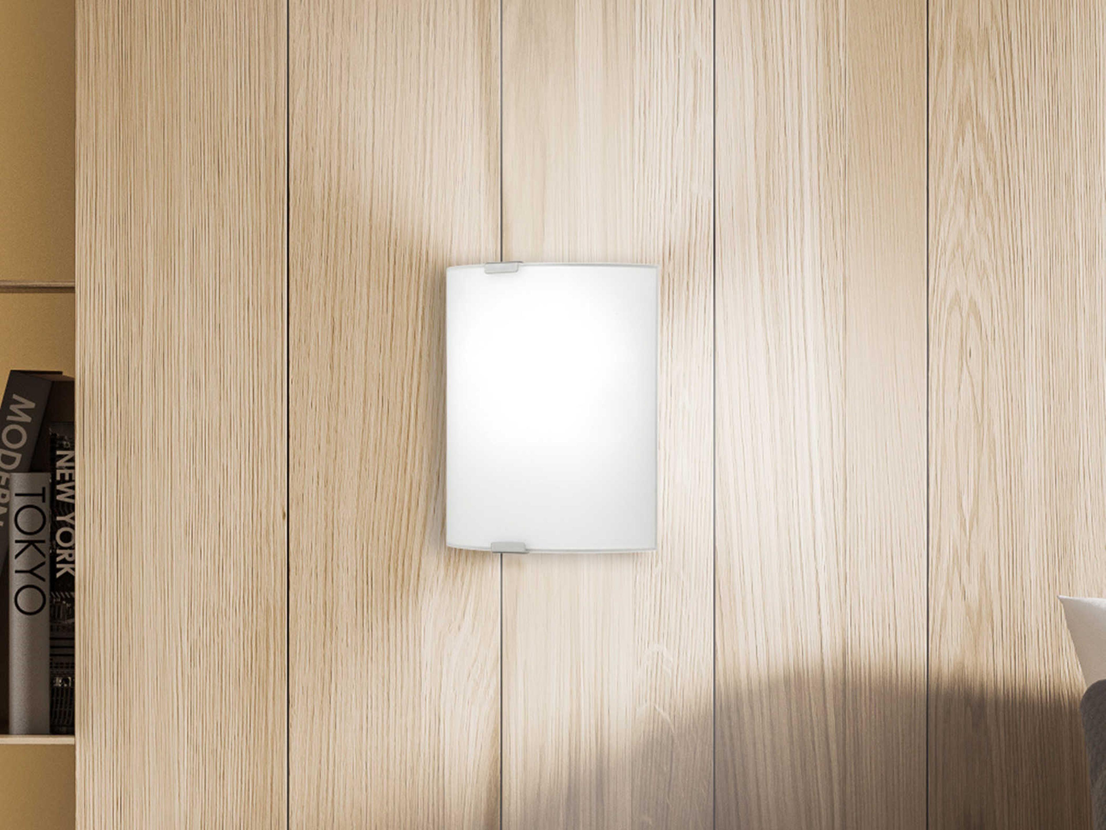Eglo Grafik 1-Light Chrome Wall Sconce