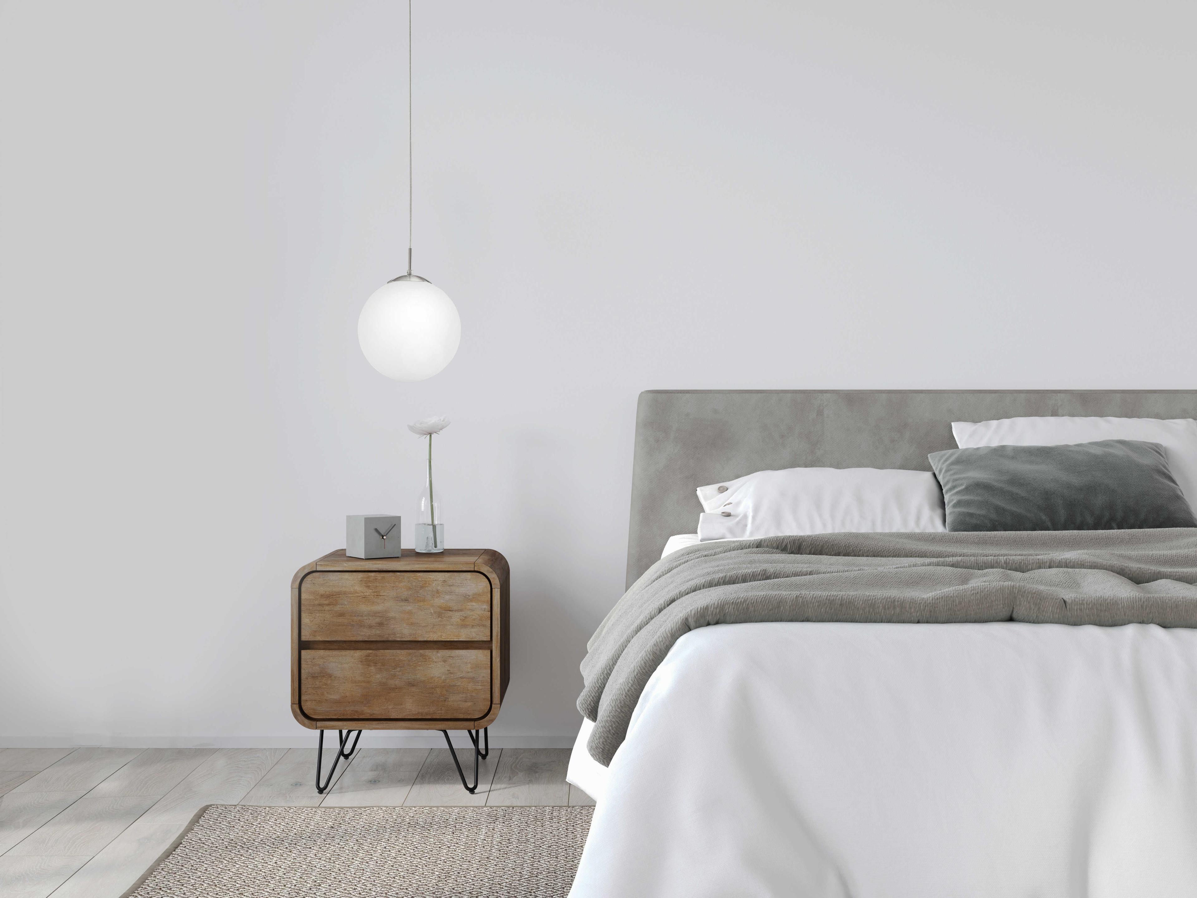 Eglo Rondo 1-Light Matte Nickel Globe Mini Pendant