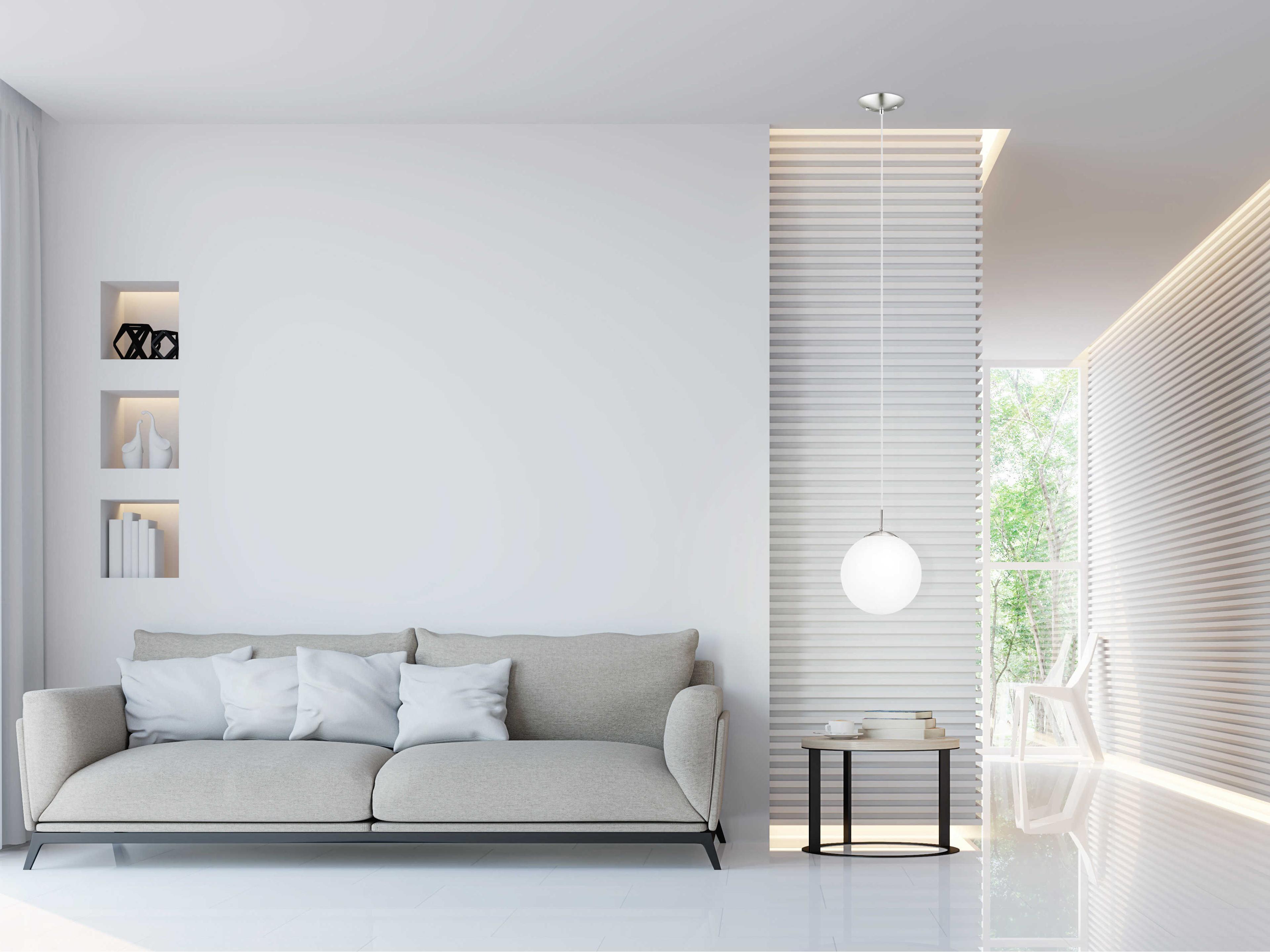 Eglo Rondo 1-Light Matte Nickel Globe Mini Pendant