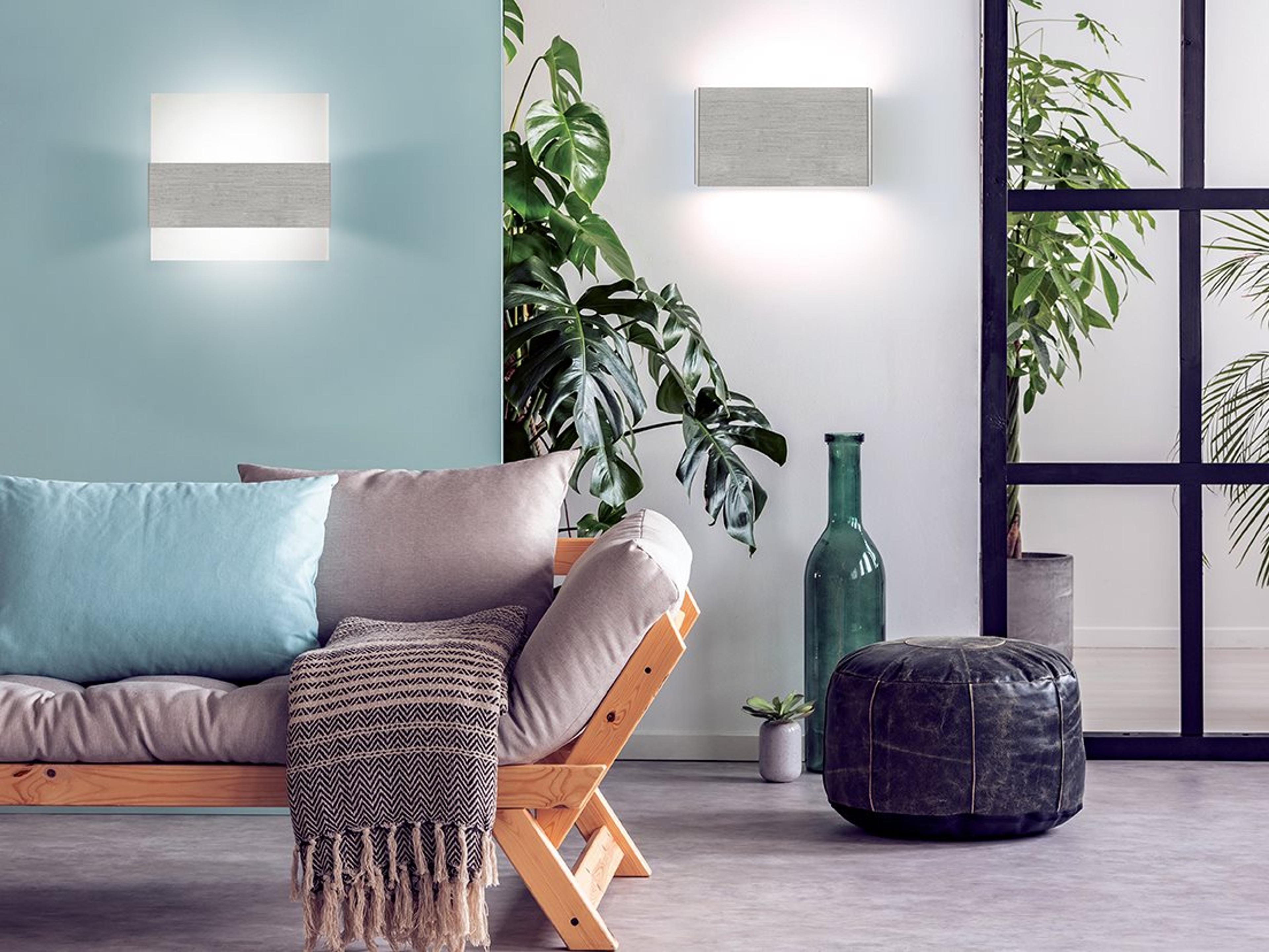 Eglo Nikita 1-Light Matte Nickel Silver Wall Sconce