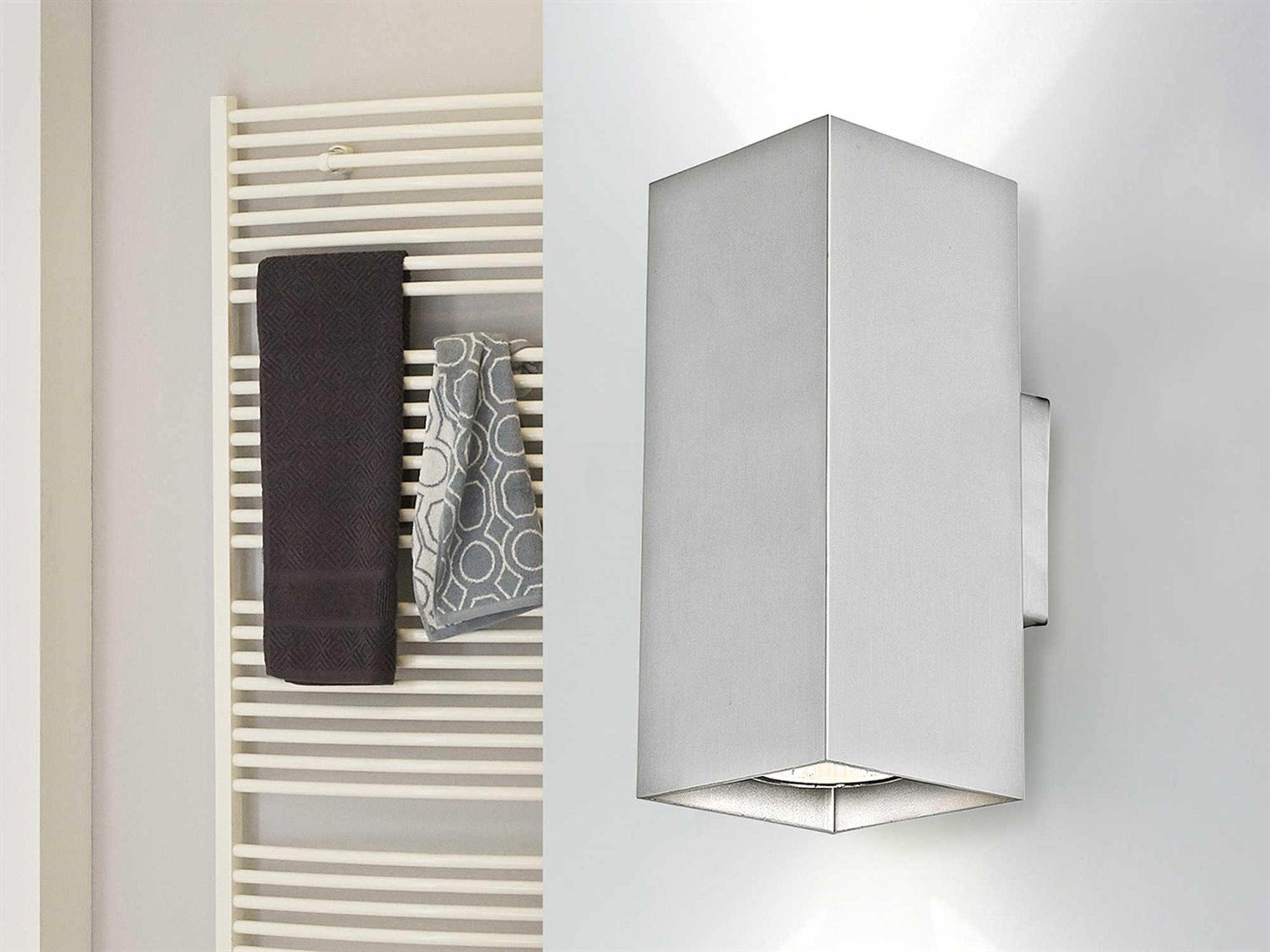 Eglo Madras 2-Light Aluminum Gray Wall Sconce
