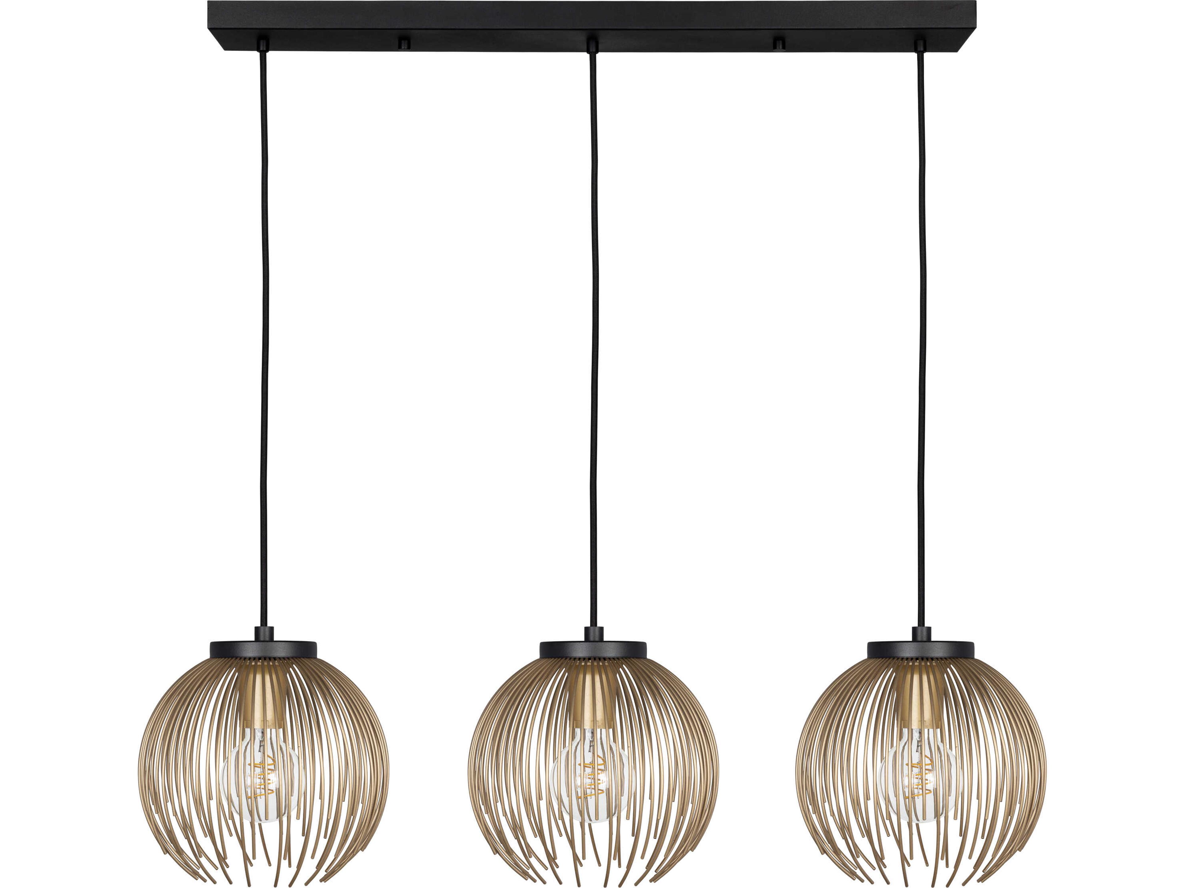 Eglo Venezuela 3-Light Black Island Pendant