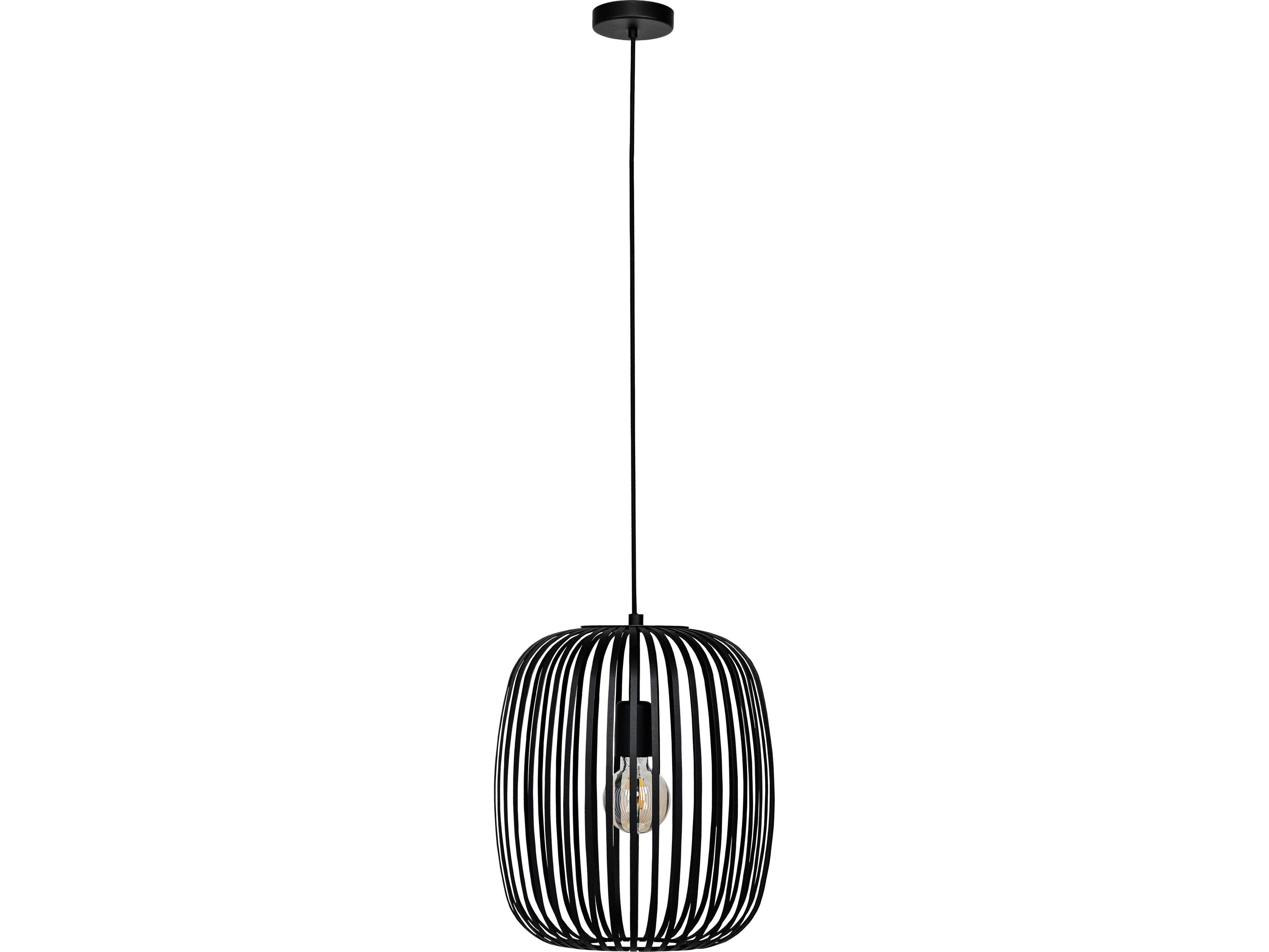 Eglo Romazzina 1-Light Black Pendant
