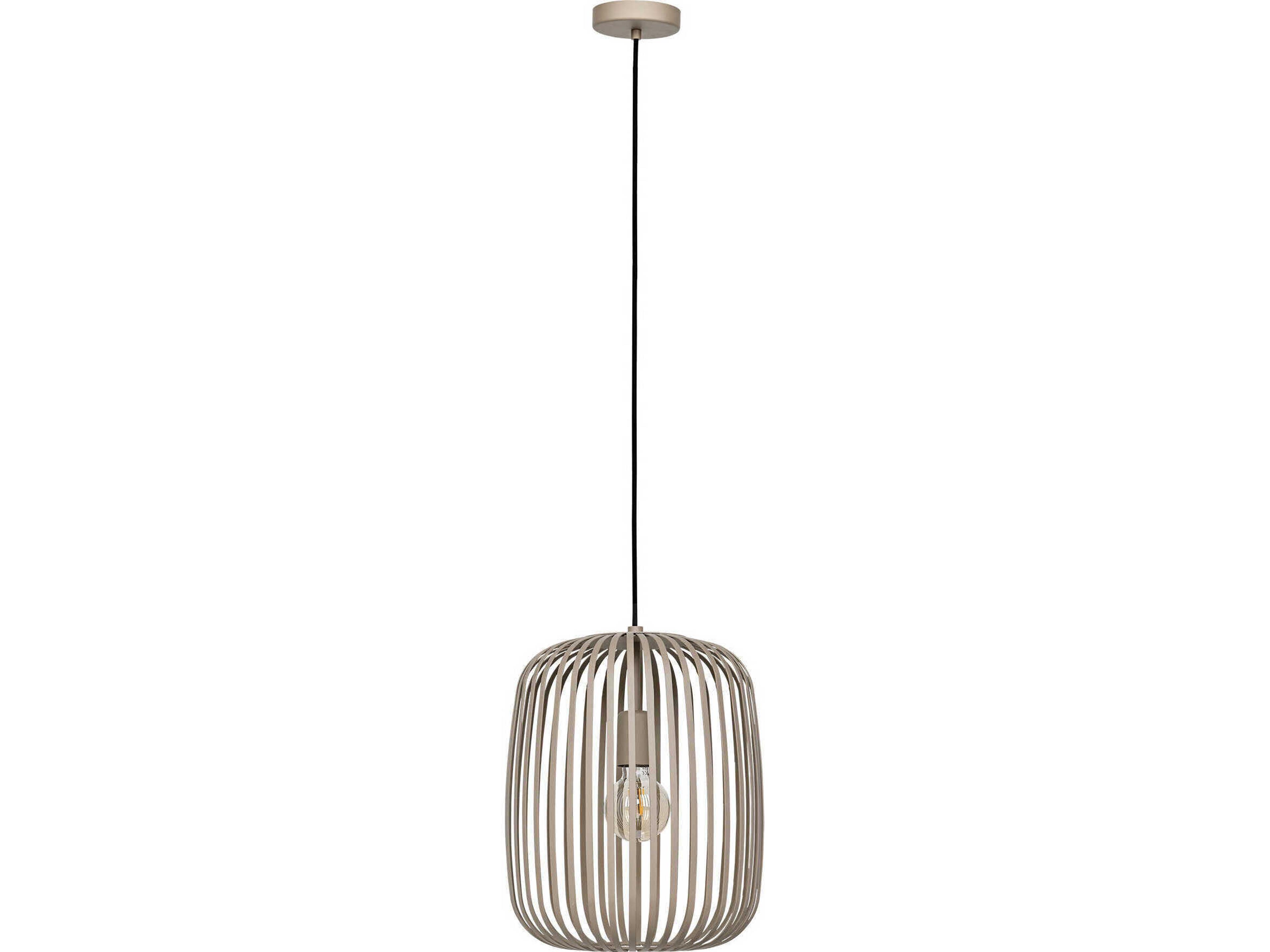 Eglo Romazzina 1-Light Sandy Brown Pendant