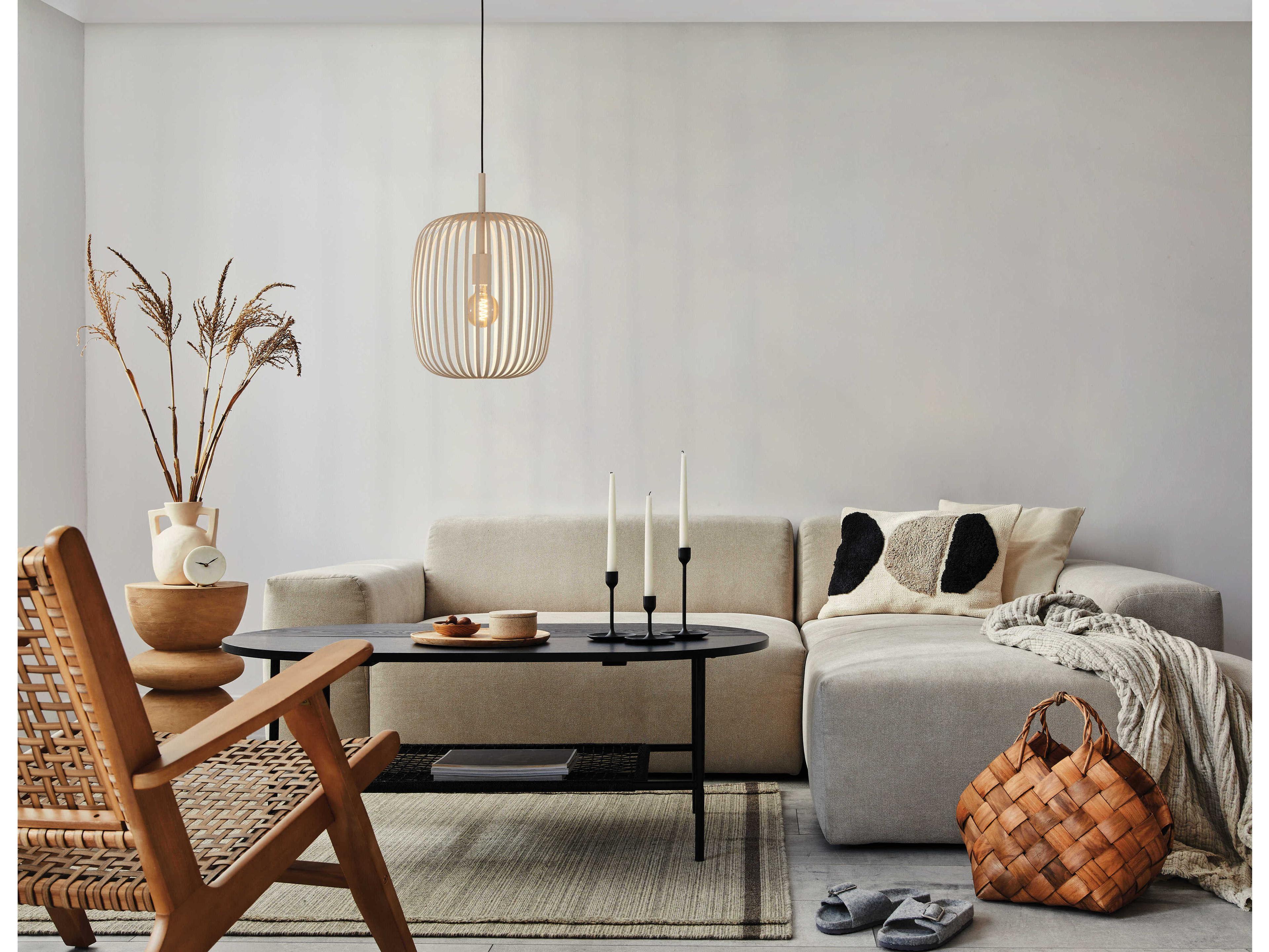 Eglo Romazzina 1-Light Sandy Brown Pendant