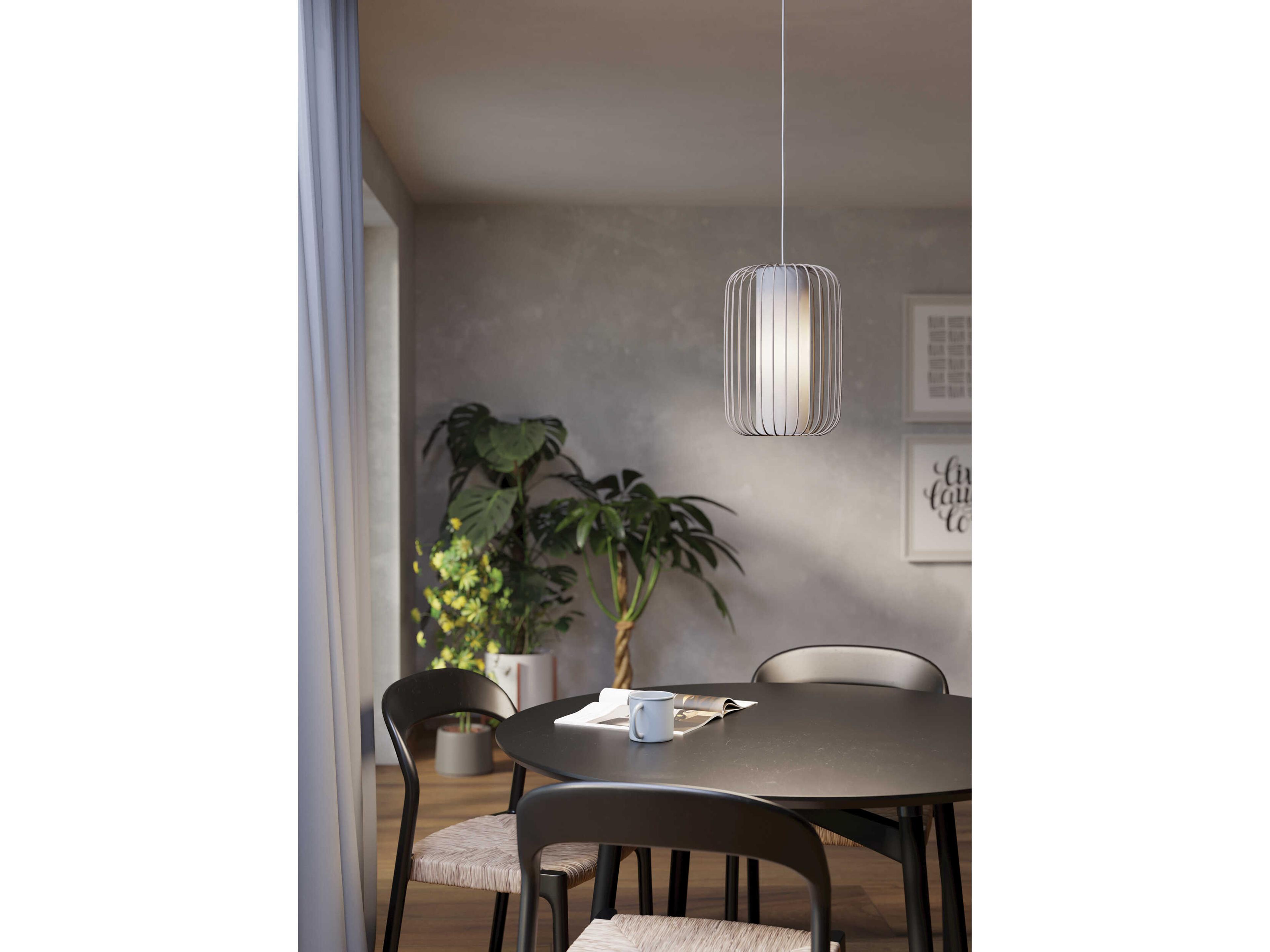 Eglo Terrarosa 1-Light Light Sand Brown Mini Pendant