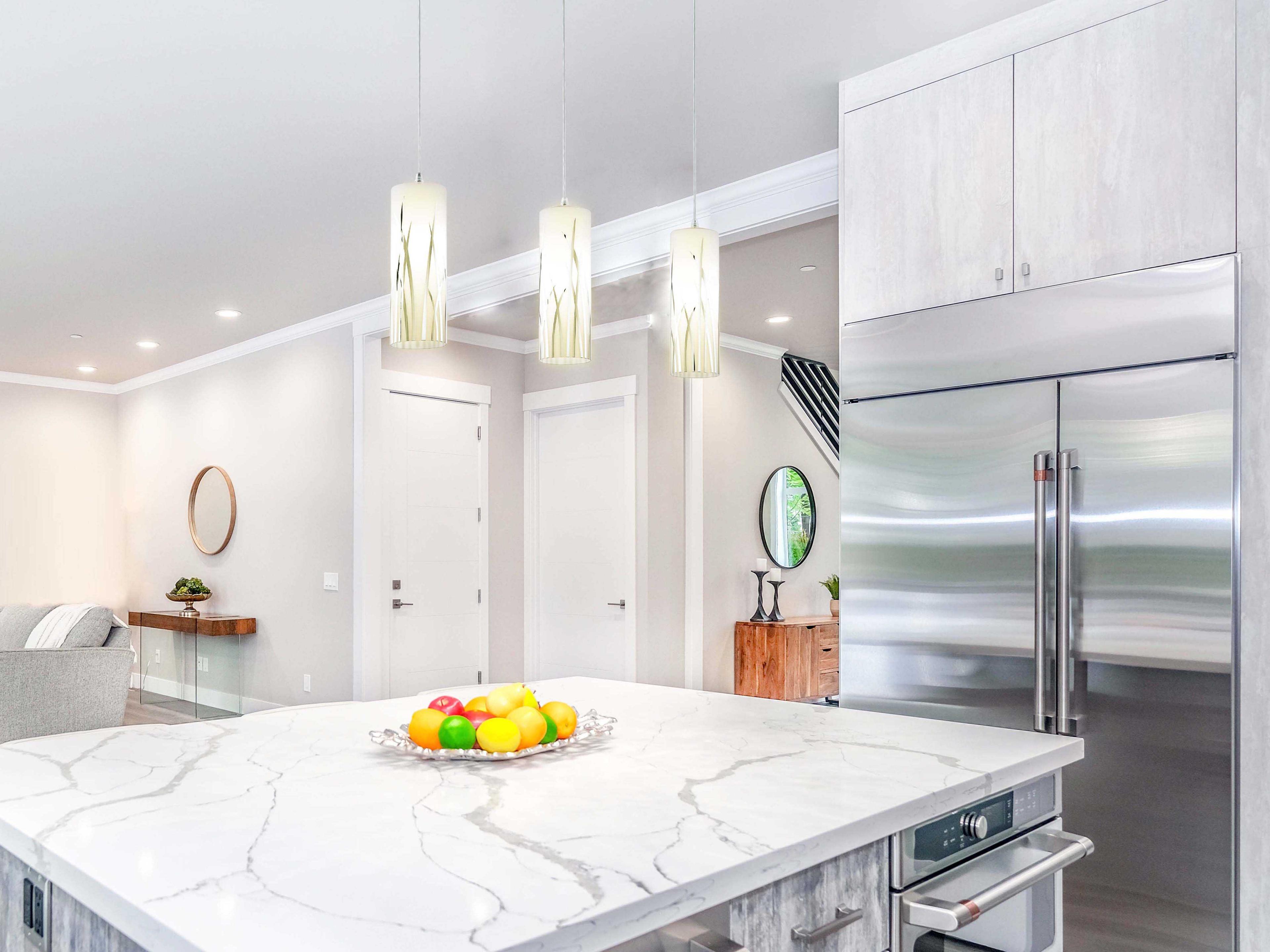 Eglo Rivato 3-Light Chrome Cylinder Island Pendant