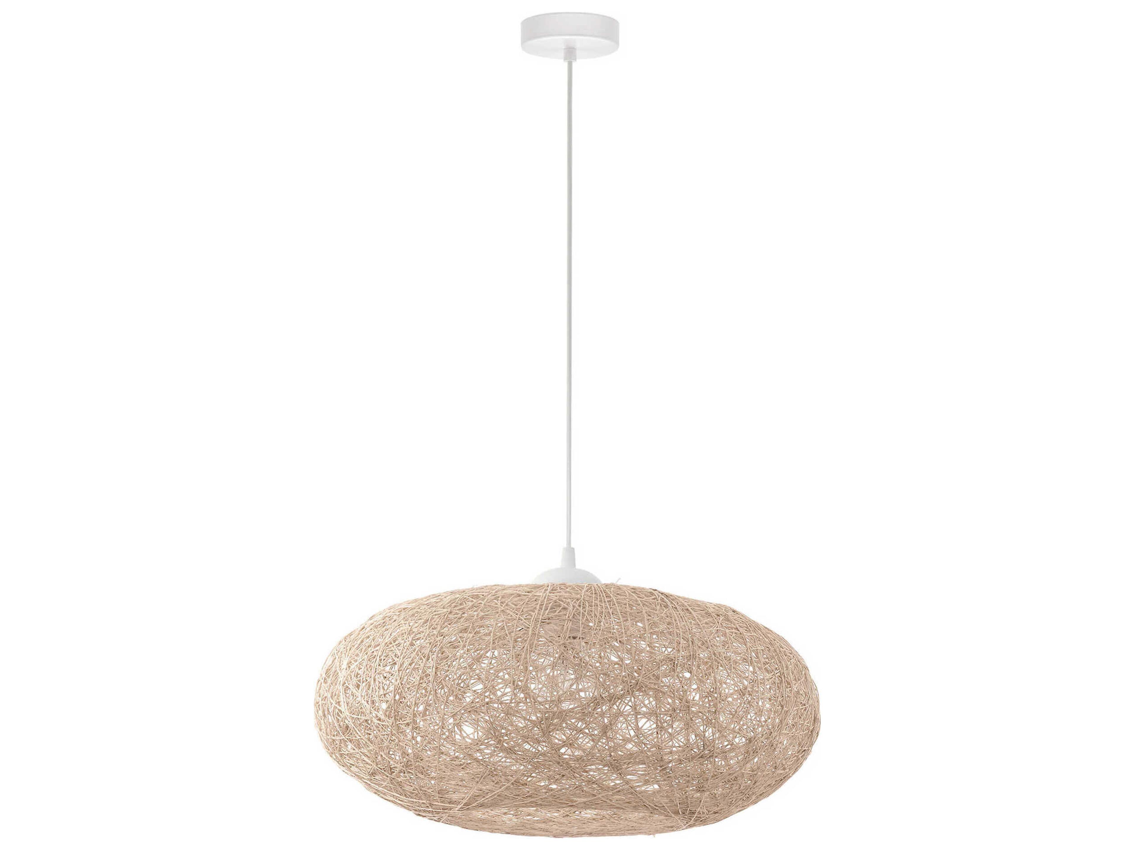 Campilo 1-Light White Brown Pendant