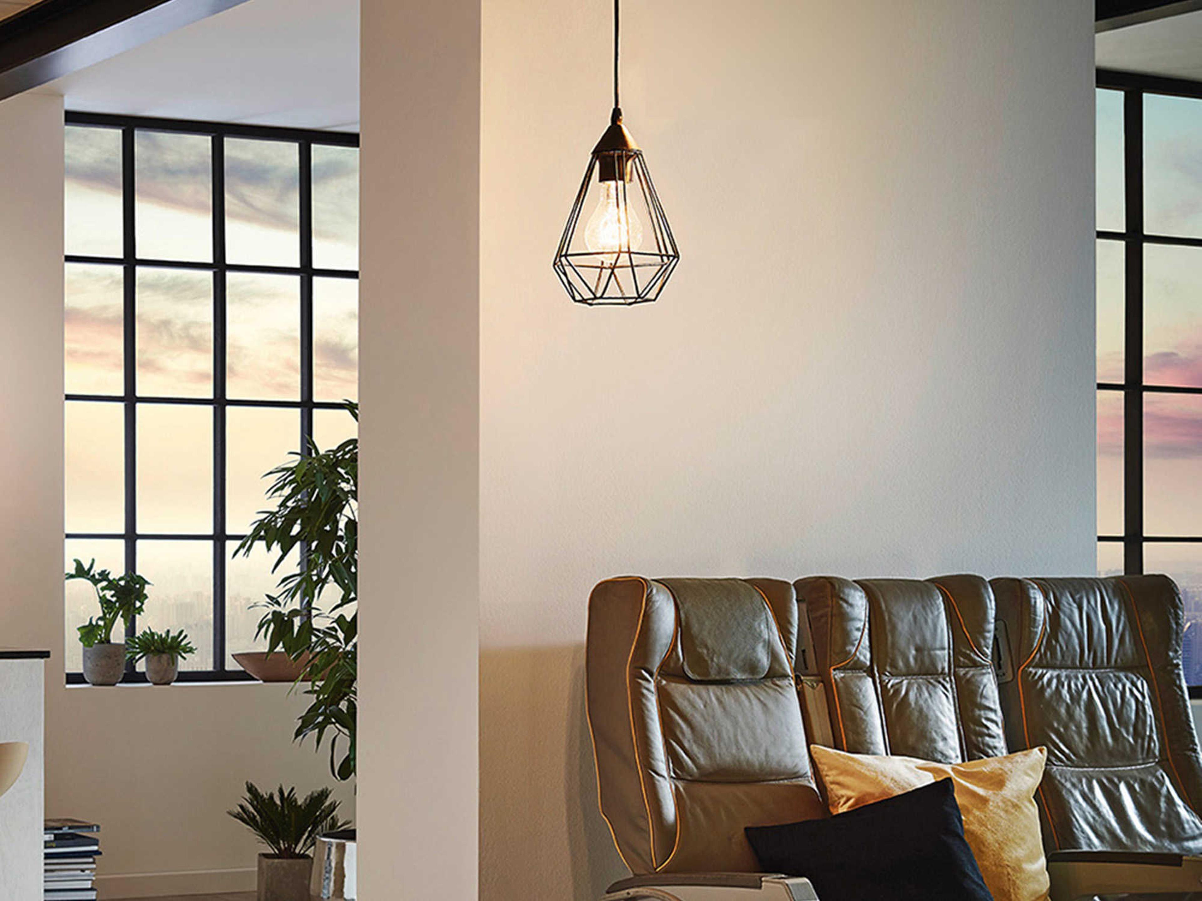 Eglo Tarbes 1-Light Matte Black Mini Pendant