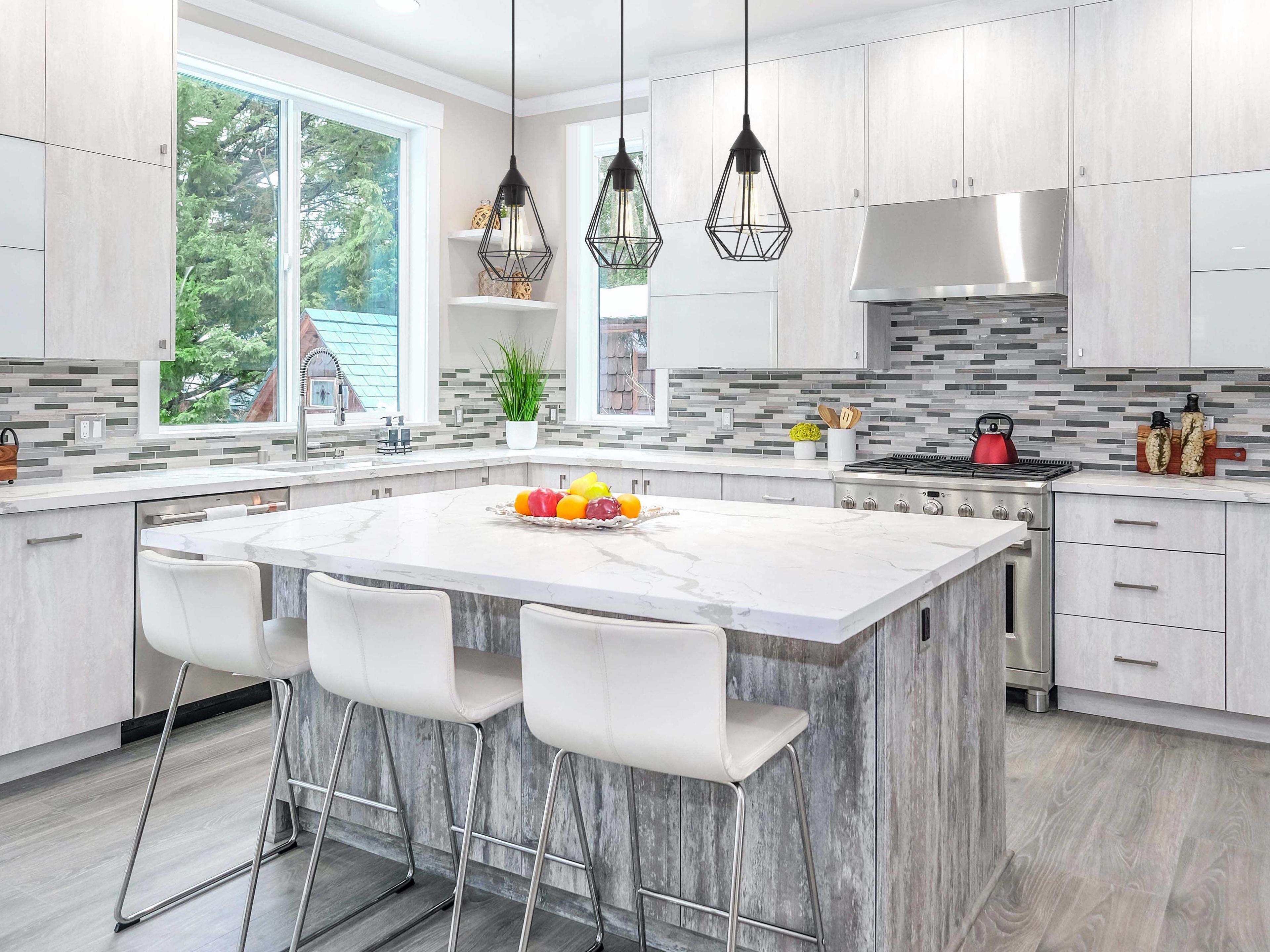 Eglo Tarbes 3-Light Matte Black Island Pendant