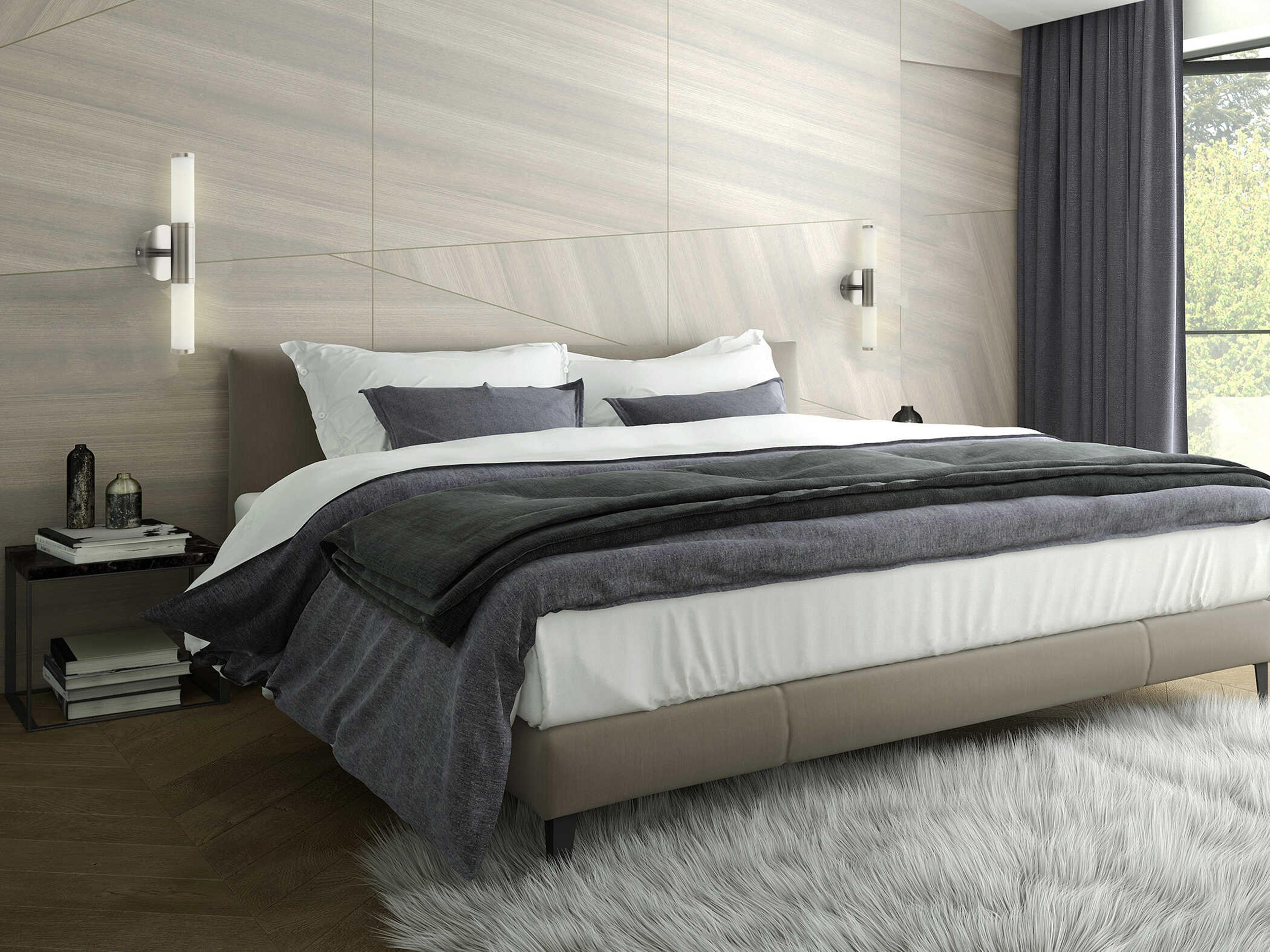 Eglo Palmera 2-Light Satin Nickel Vanity Light