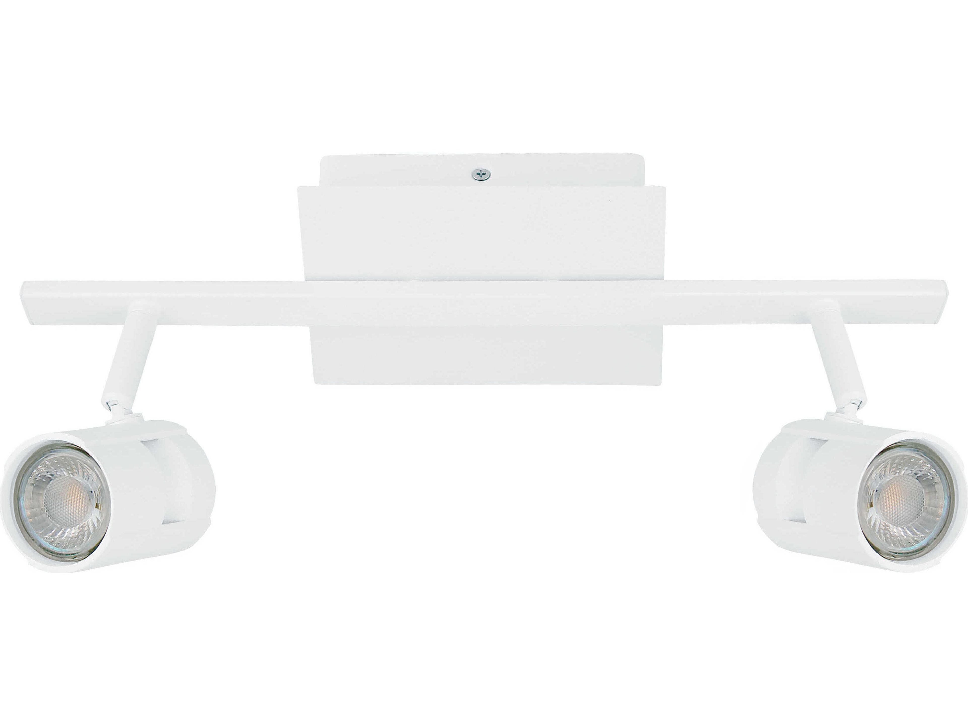 Vergiano 2-Light White Track & Rail Light