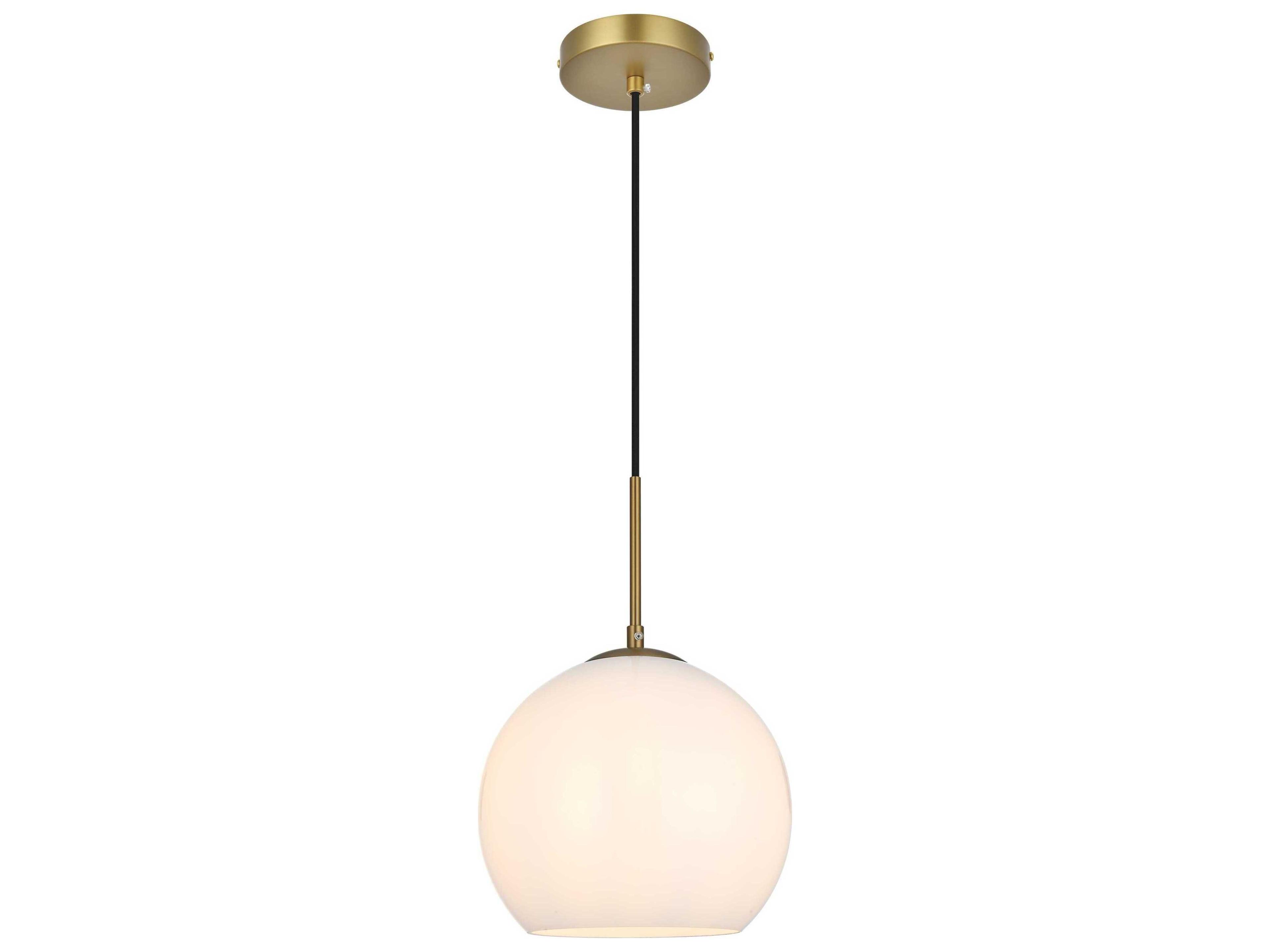 Baxter 1-Light Satin Gold Globe Mini Pendant