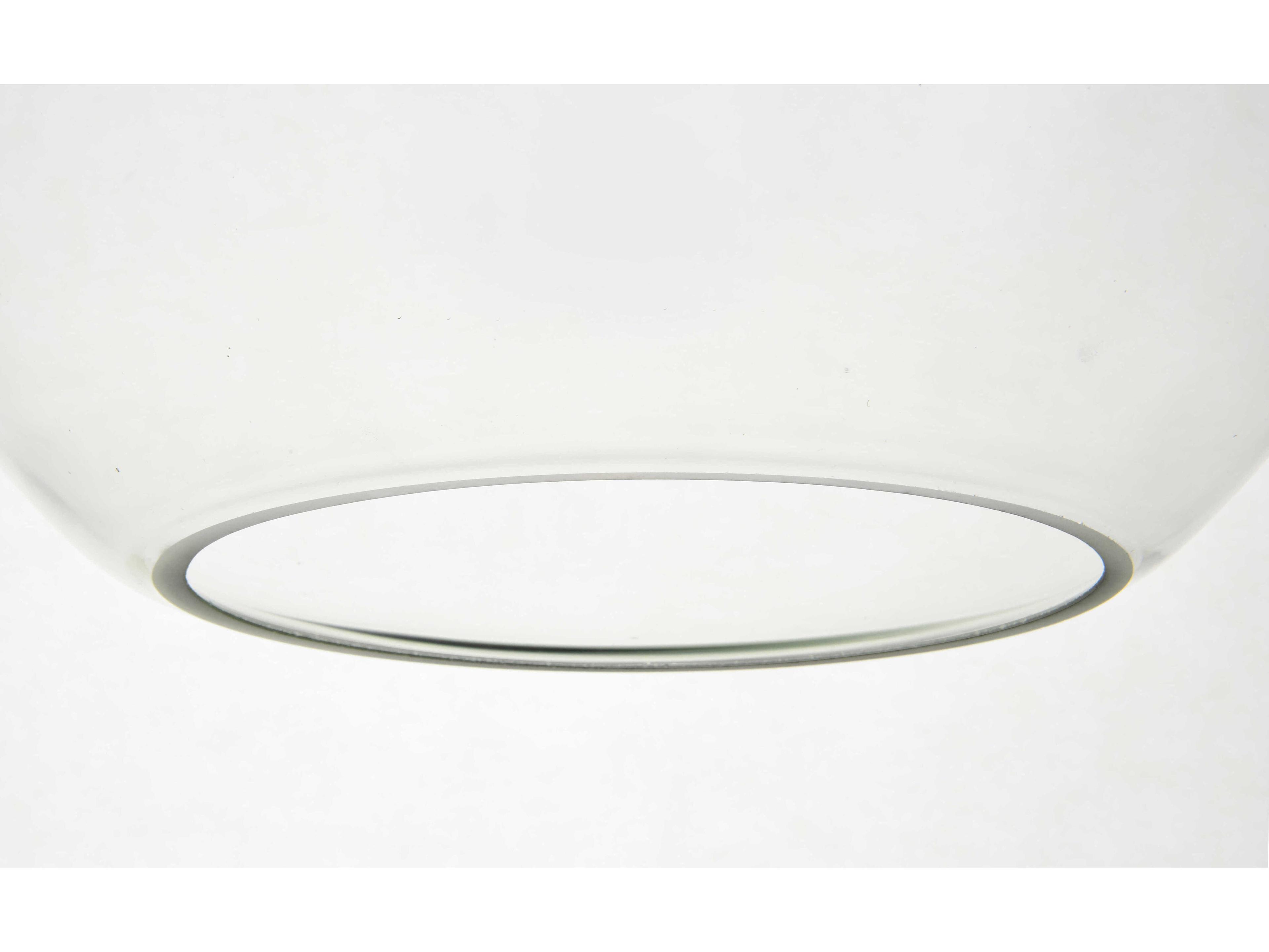 Elegant Lighting Baxter 1-Light Brass And Clear Glass Globe Mini Pendant