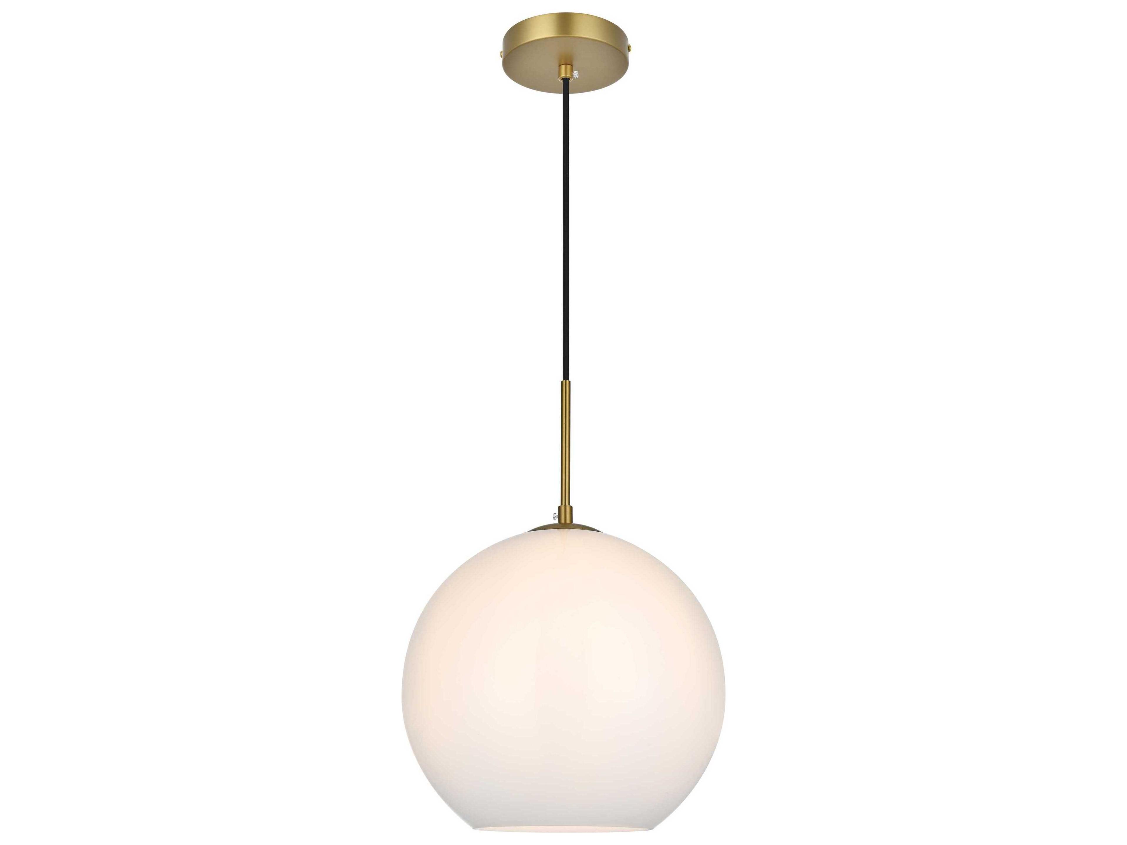 Baxter 1-Light Satin Gold Globe Mini Pendant