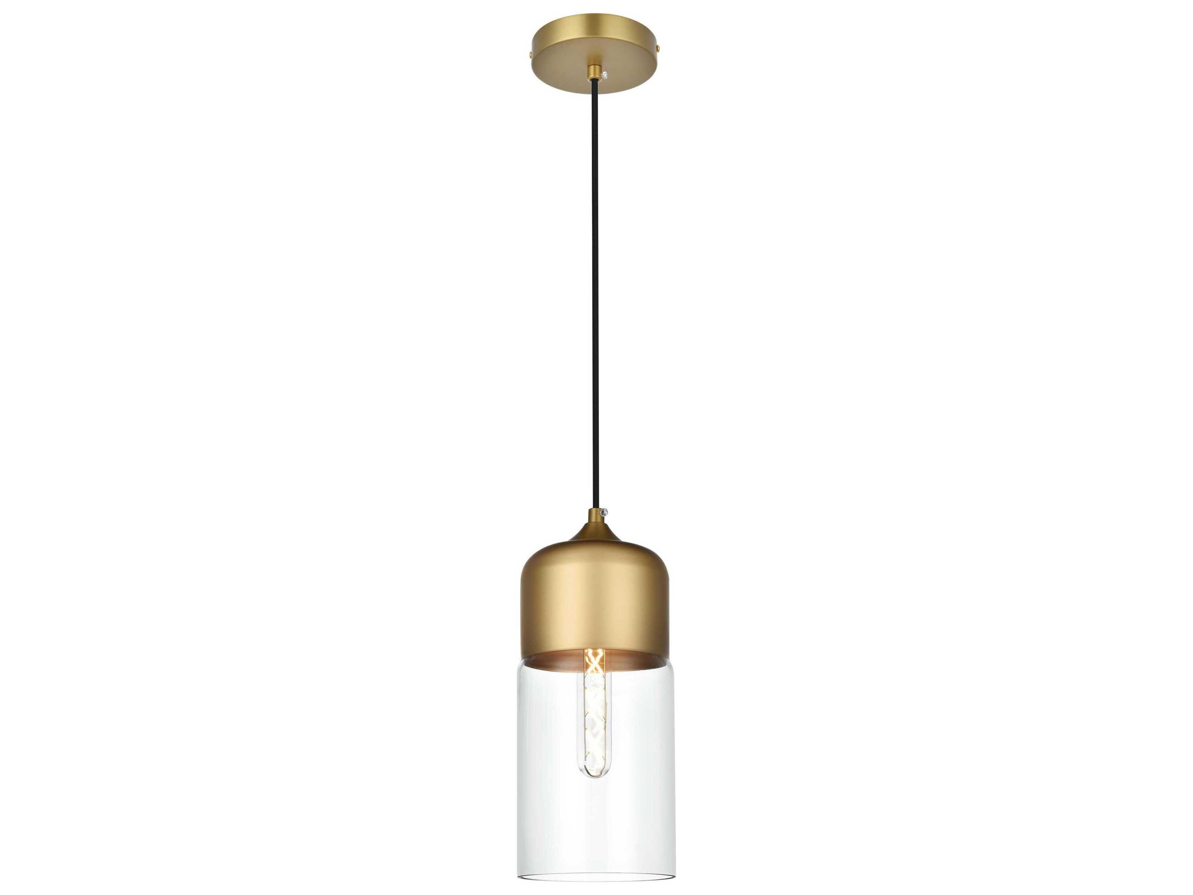Ashwell 1-Light Satin Gold Mini Pendant