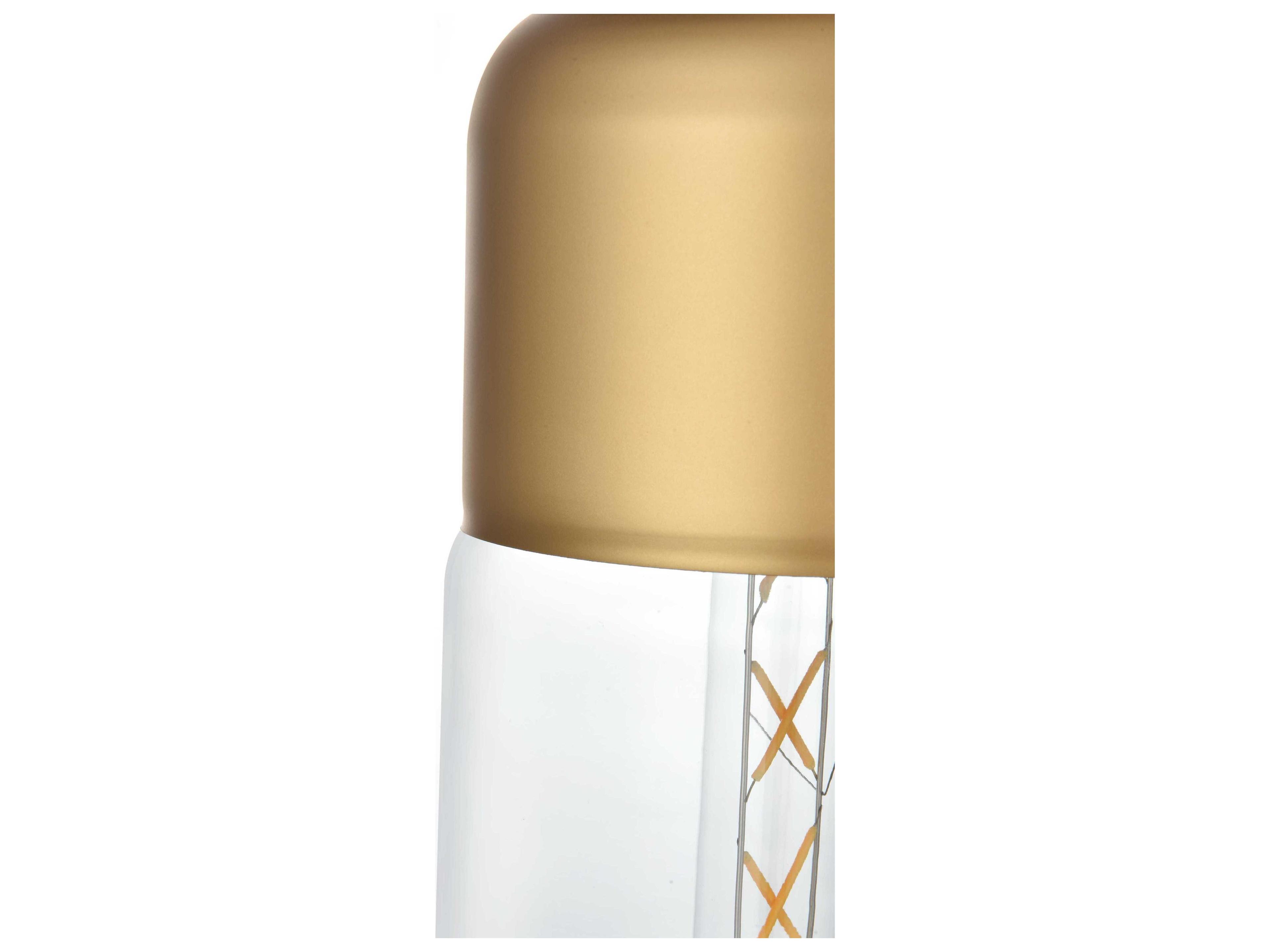 Elegant Lighting Ashwell 1-Light Satin Gold Mini Pendant