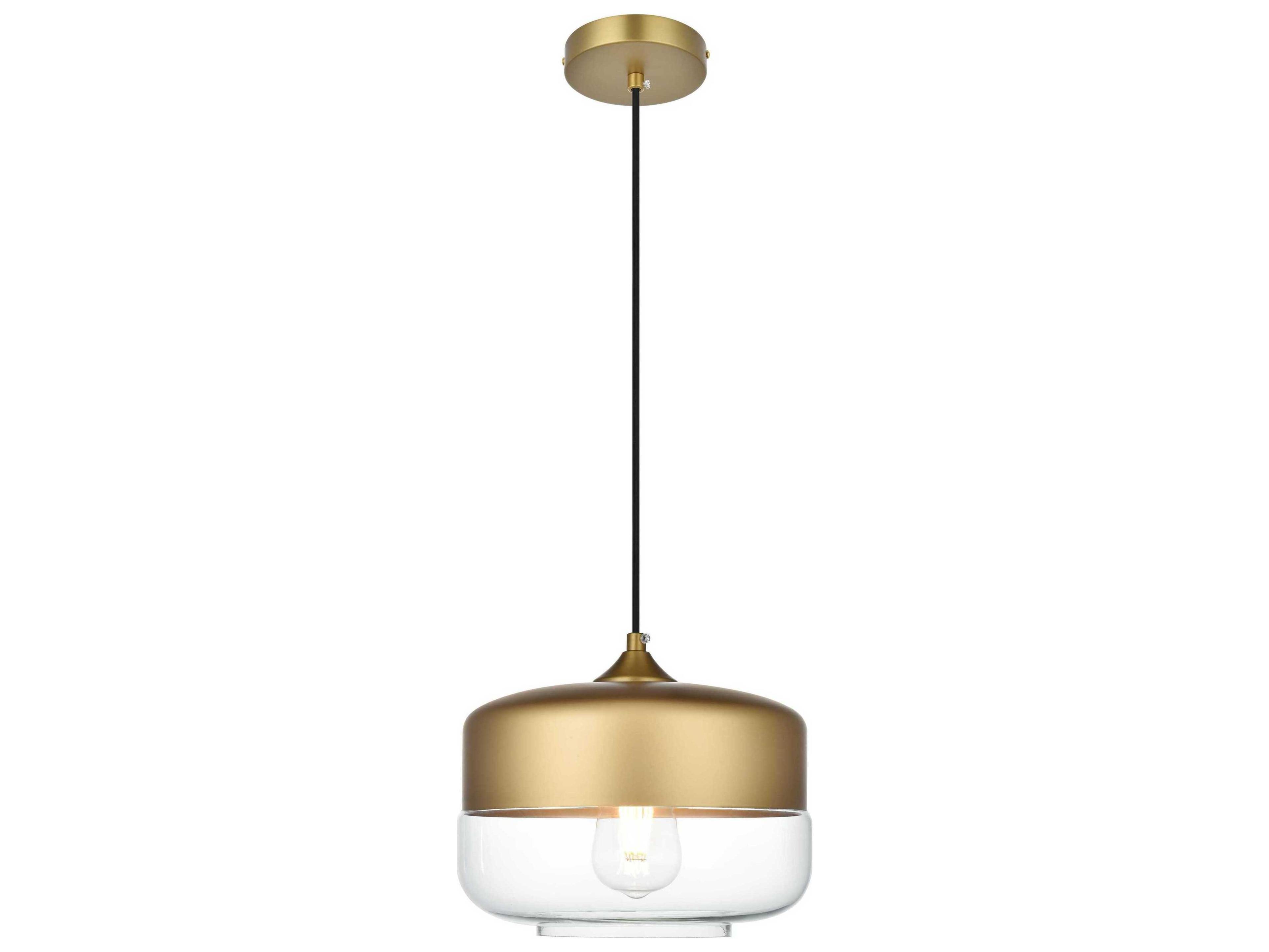 Ashwell 1-Light Satin Gold Mini Pendant