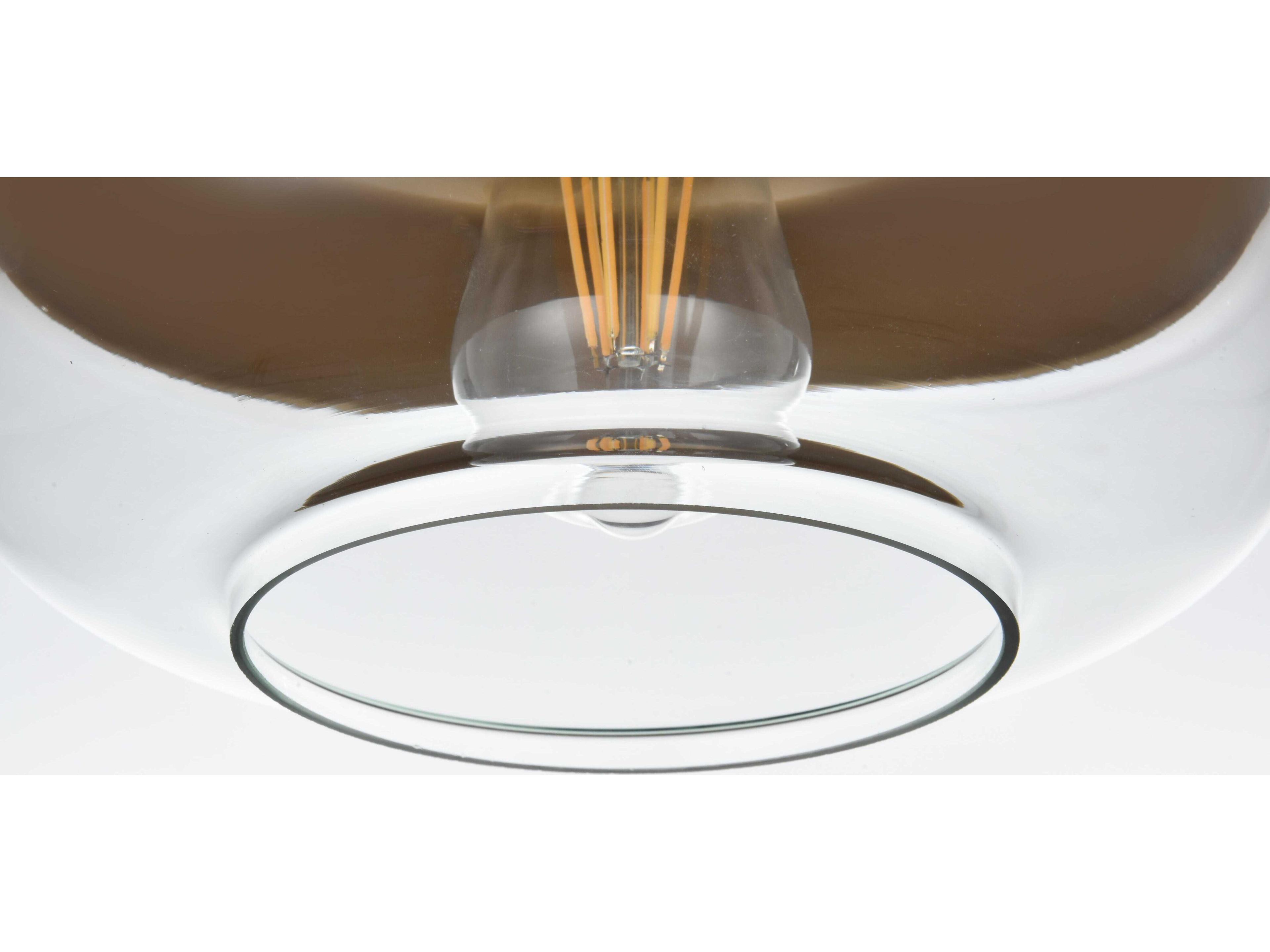 Elegant Lighting Ashwell 1-Light Satin Gold Mini Pendant