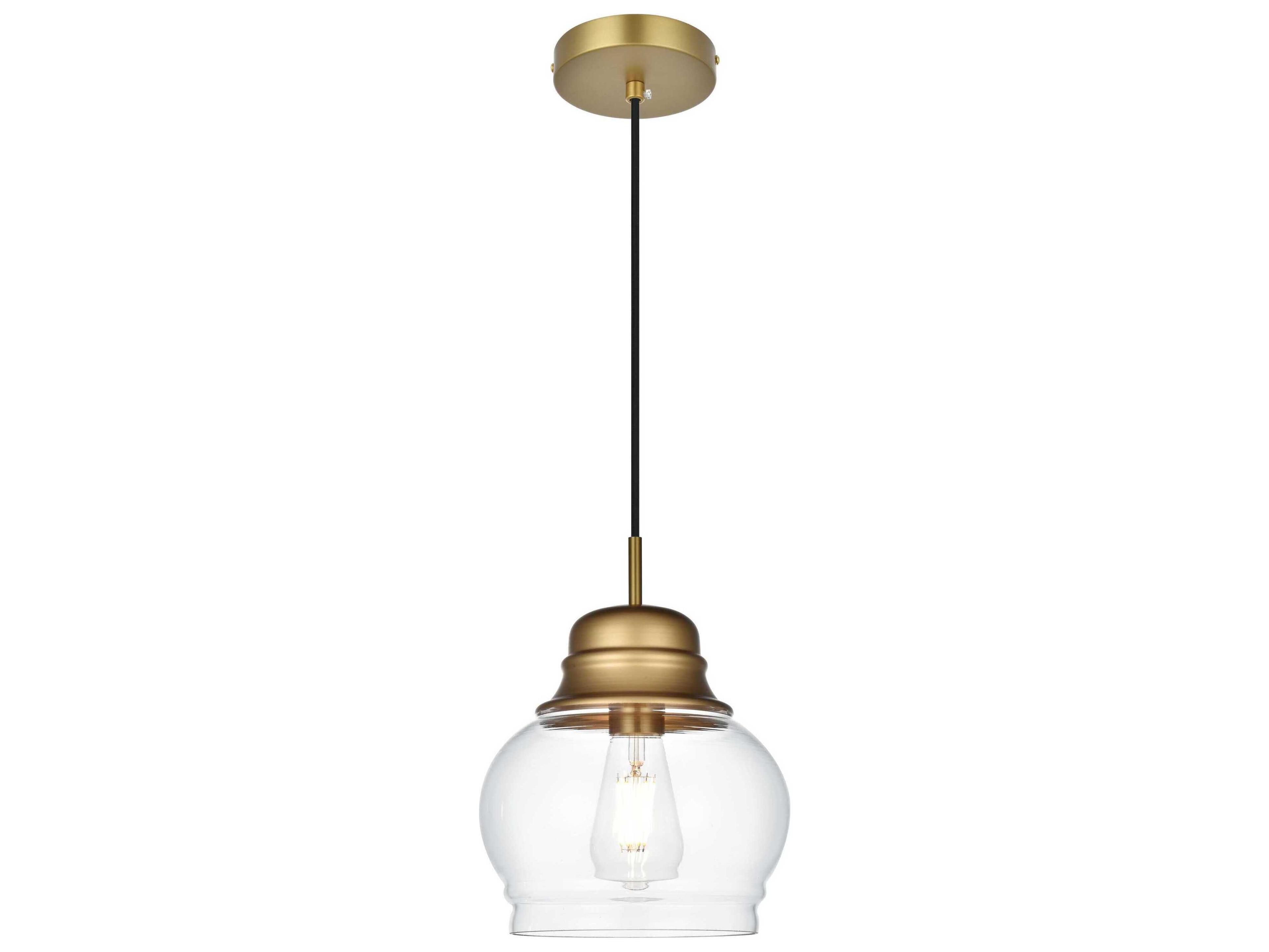 Kenna 1-Light Satin Gold Mini Pendant