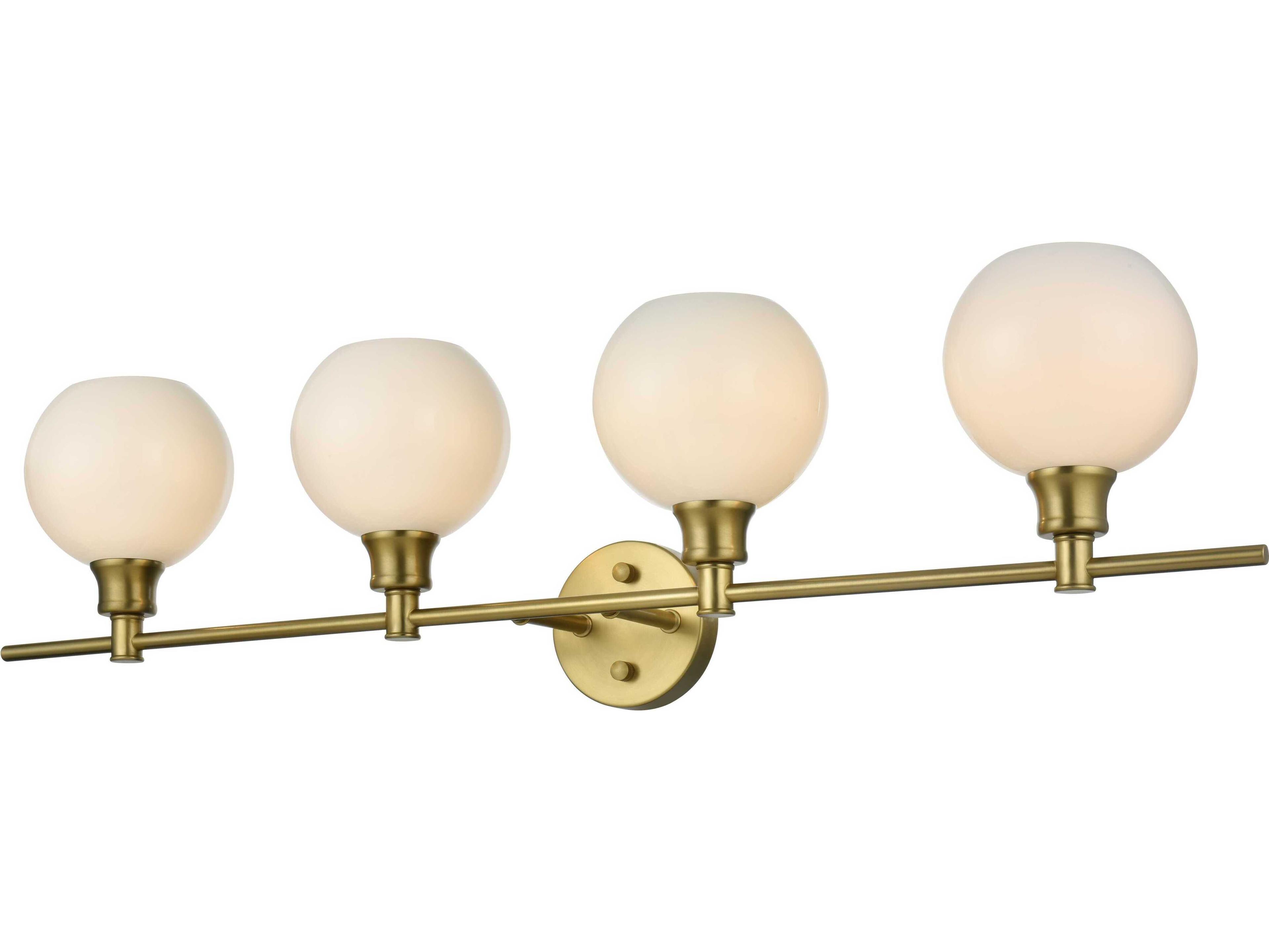 Collier 4-Light Satin Gold Vanity Light