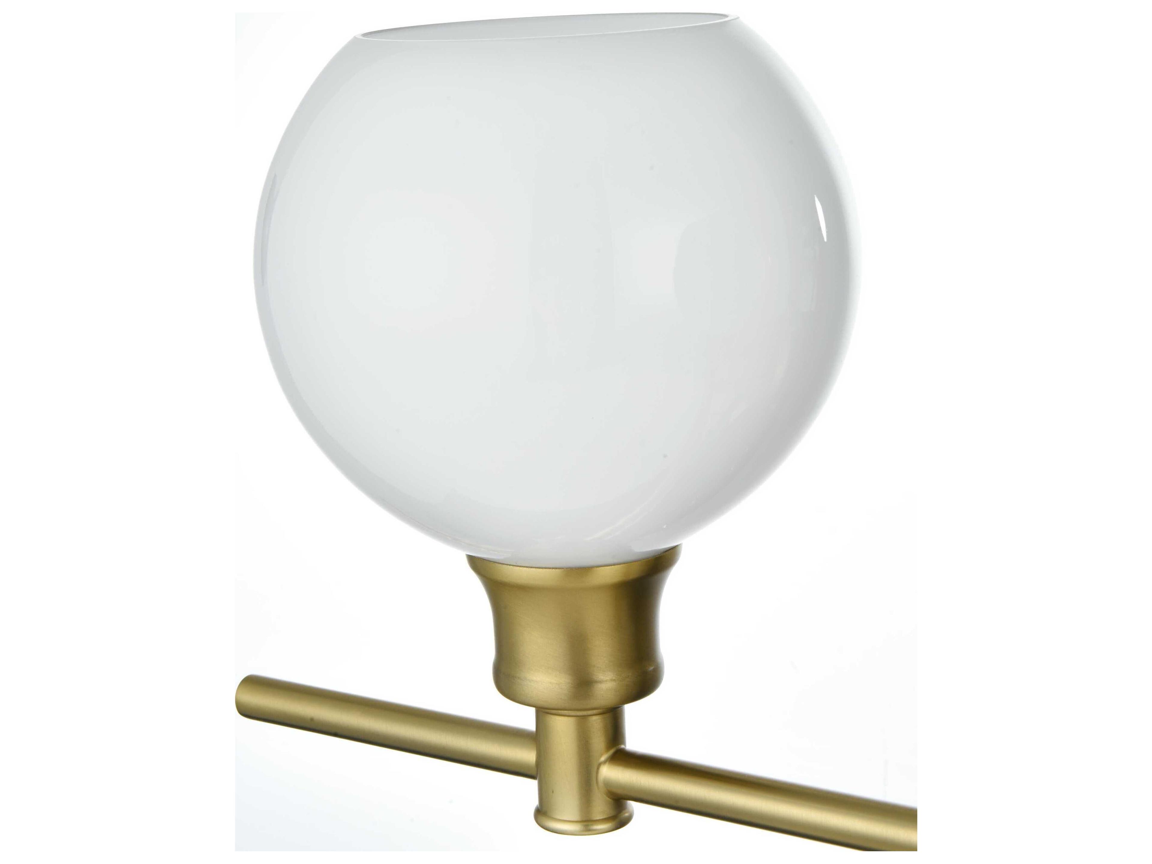 Elegant Lighting Collier 5-Light Satin Gold Vanity Light