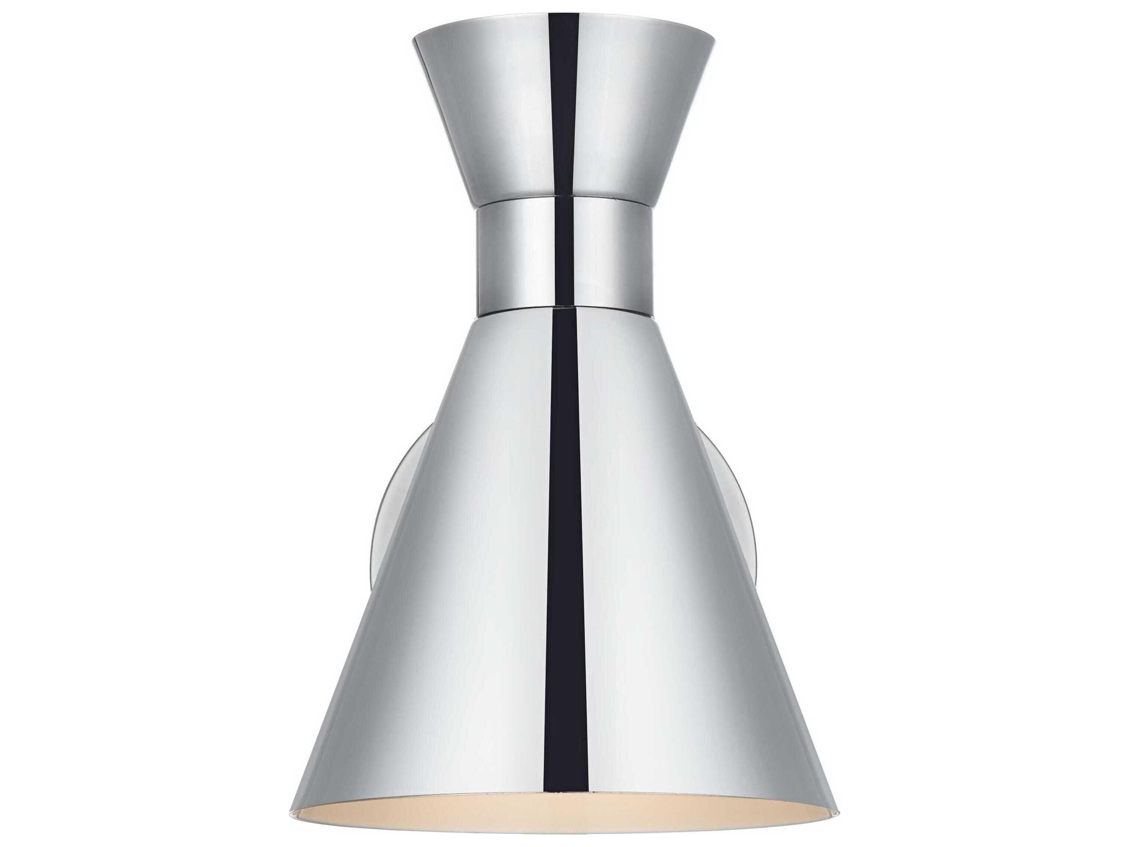 Elegant Lighting Halycon 1-Light Chrome Wall Sconce