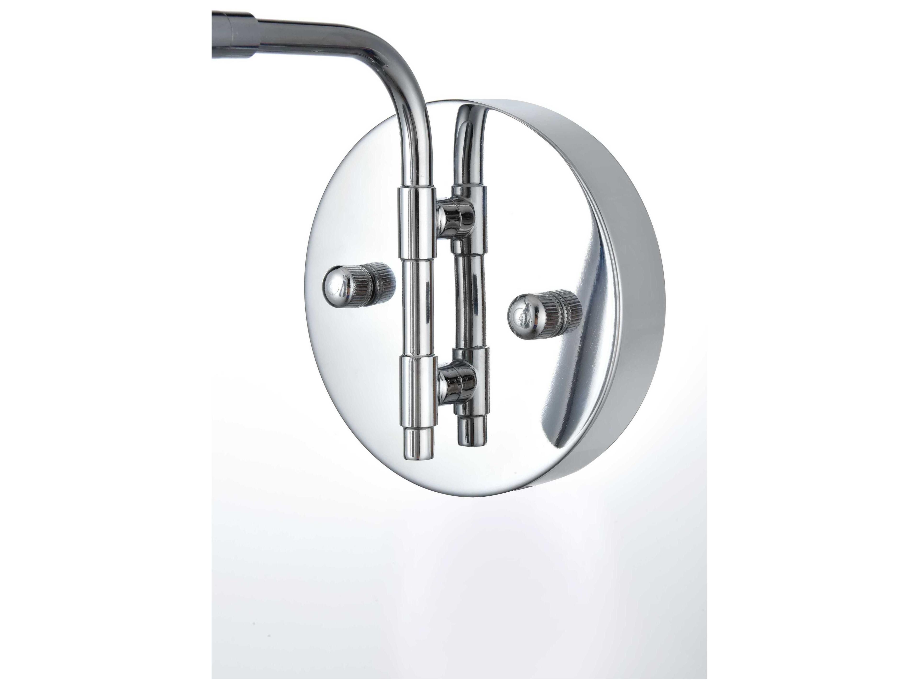 Elegant Lighting Halycon 1-Light Chrome Wall Sconce