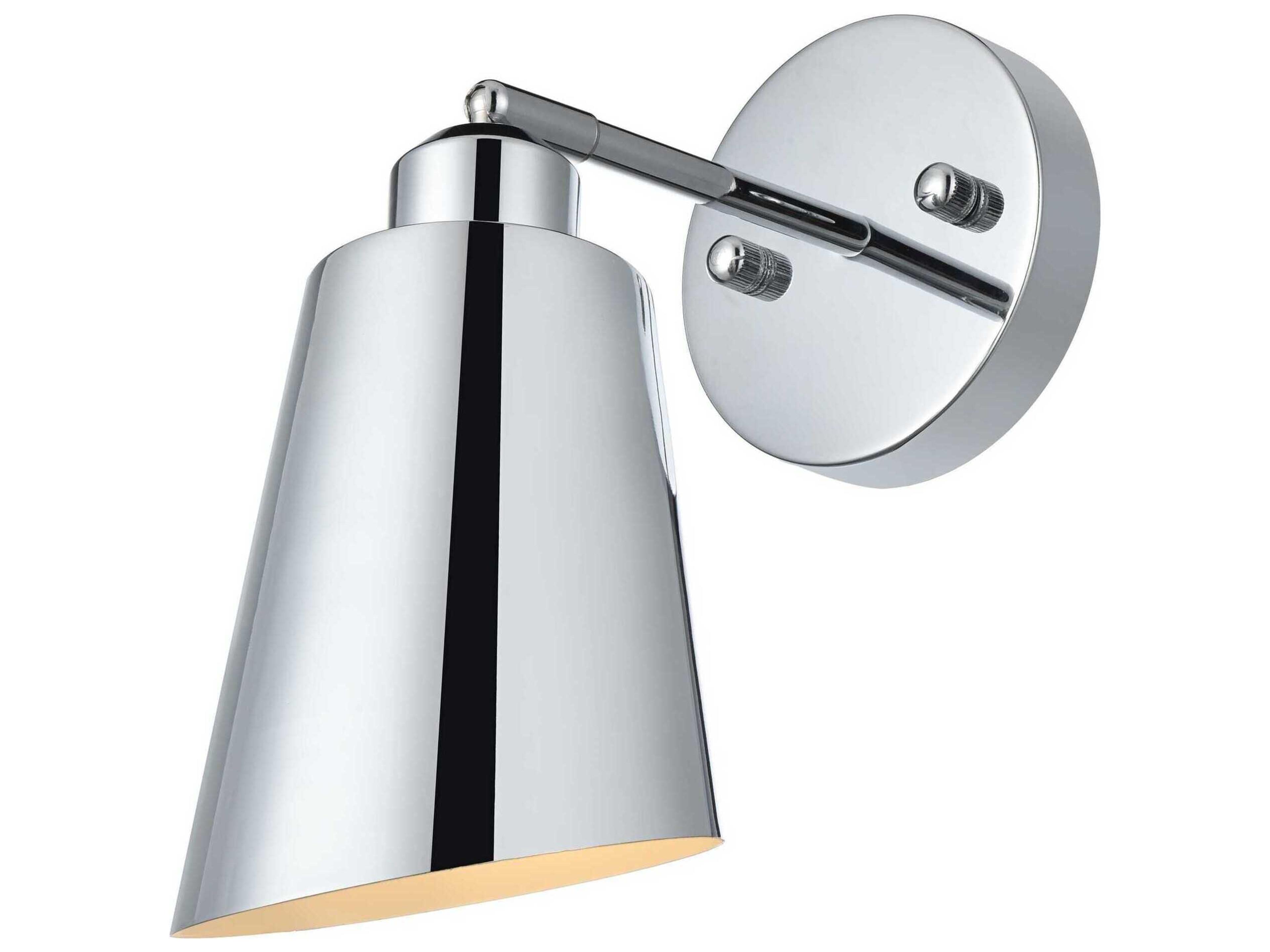 Halycon 1-Light Chrome Wall Sconce