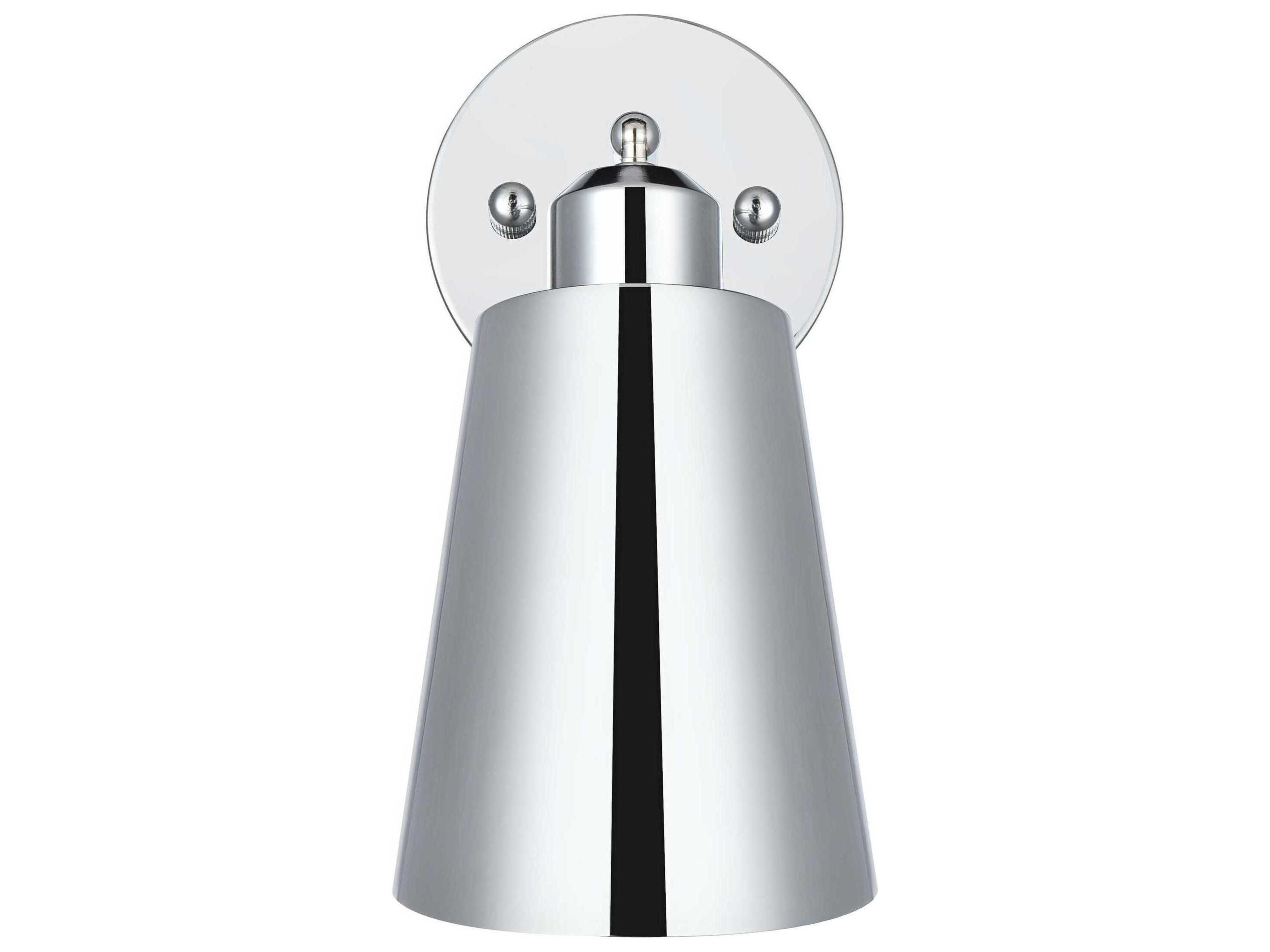 Elegant Lighting Halycon 1-Light Chrome Wall Sconce