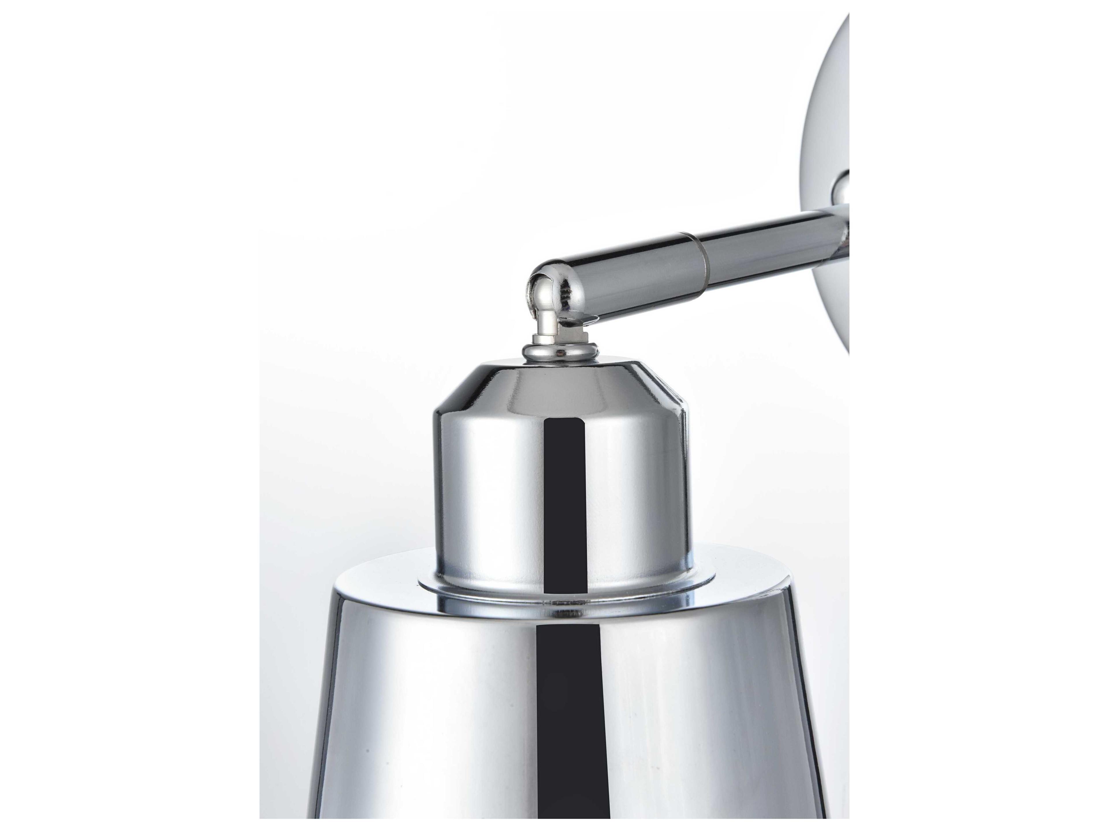 Elegant Lighting Halycon 1-Light Chrome Wall Sconce