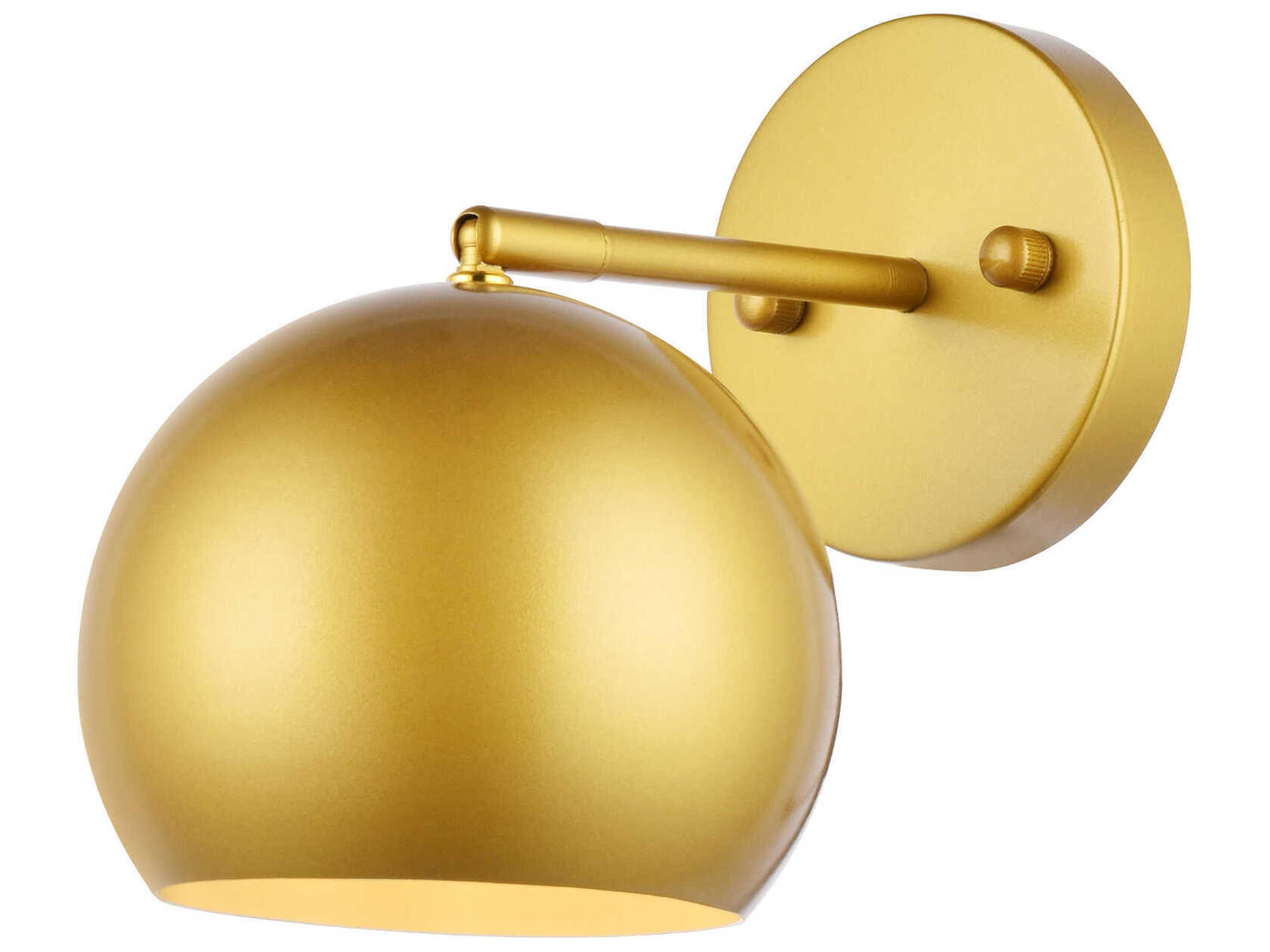 Othello 1-Light Brass Wall Sconce