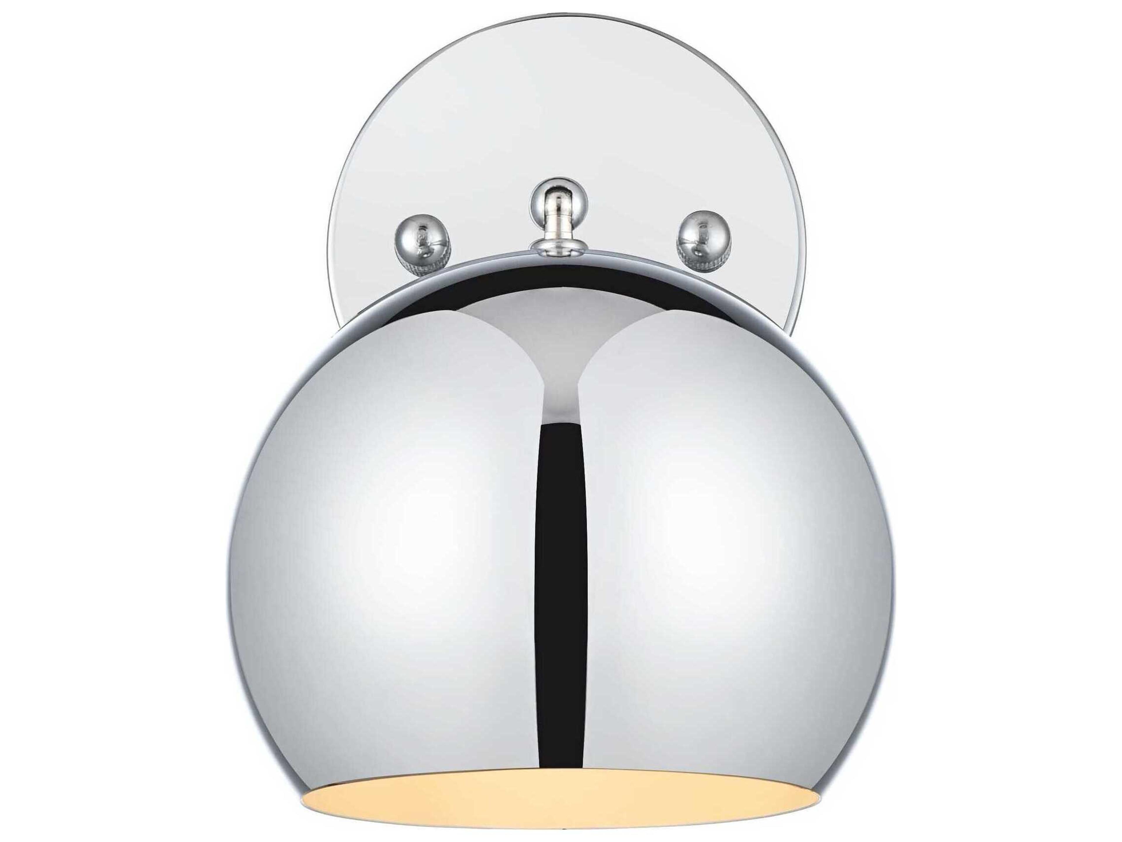 Elegant Lighting Othello 1-Light Chrome Wall Sconce