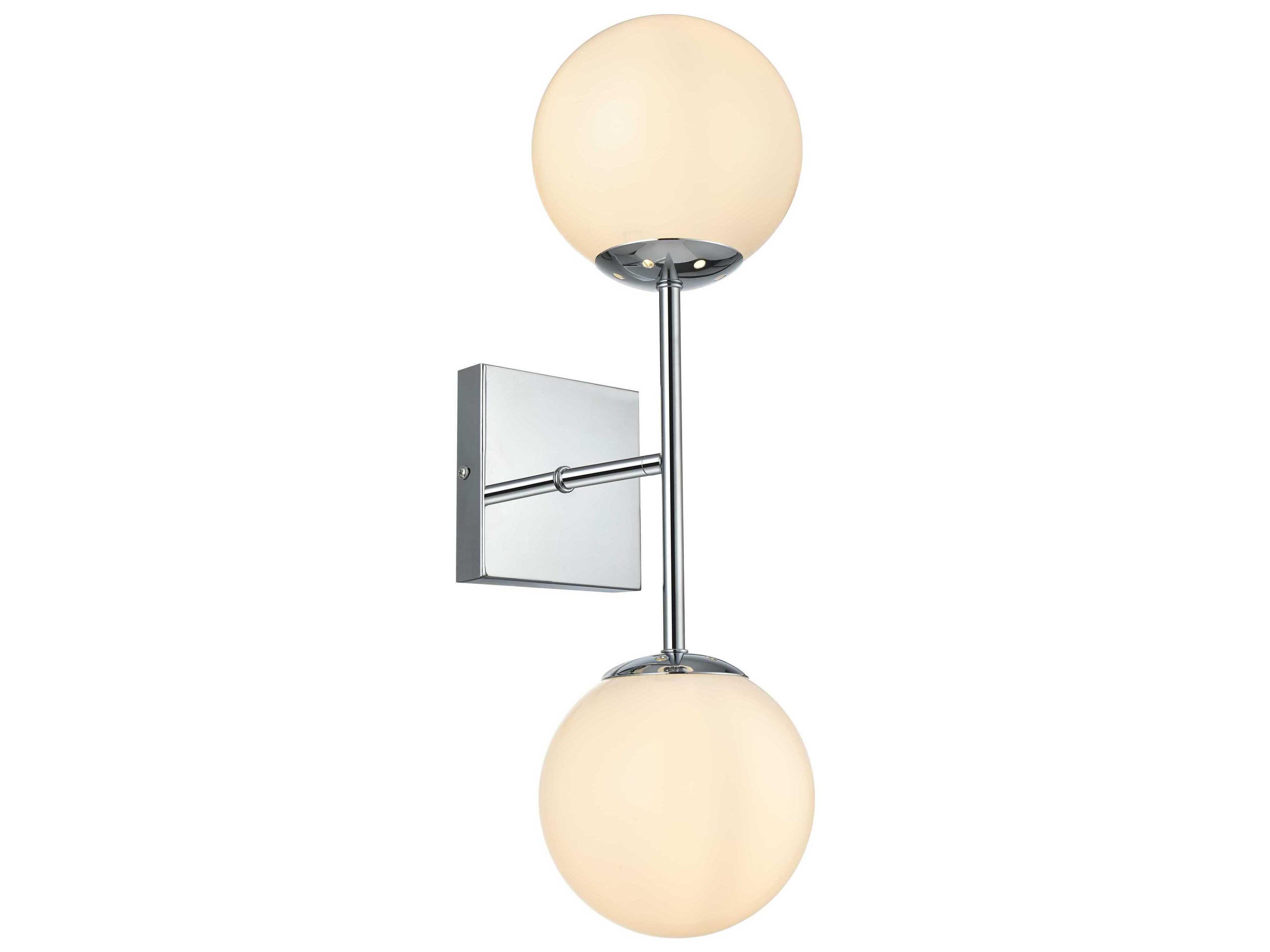 Neri 2-Light Chrome Wall Sconce