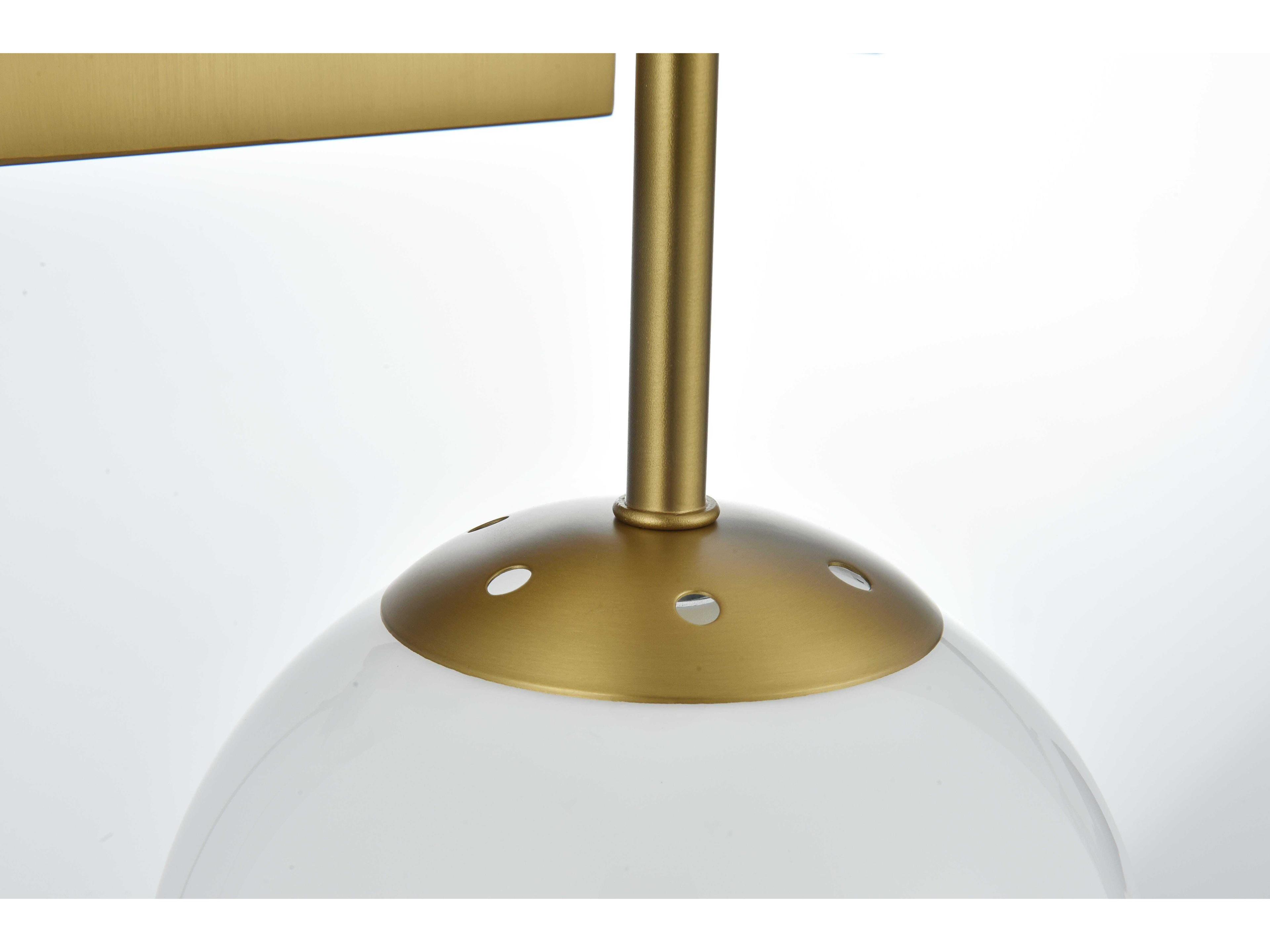 Elegant Lighting Neri 2-Light Satin Gold Wall Sconce