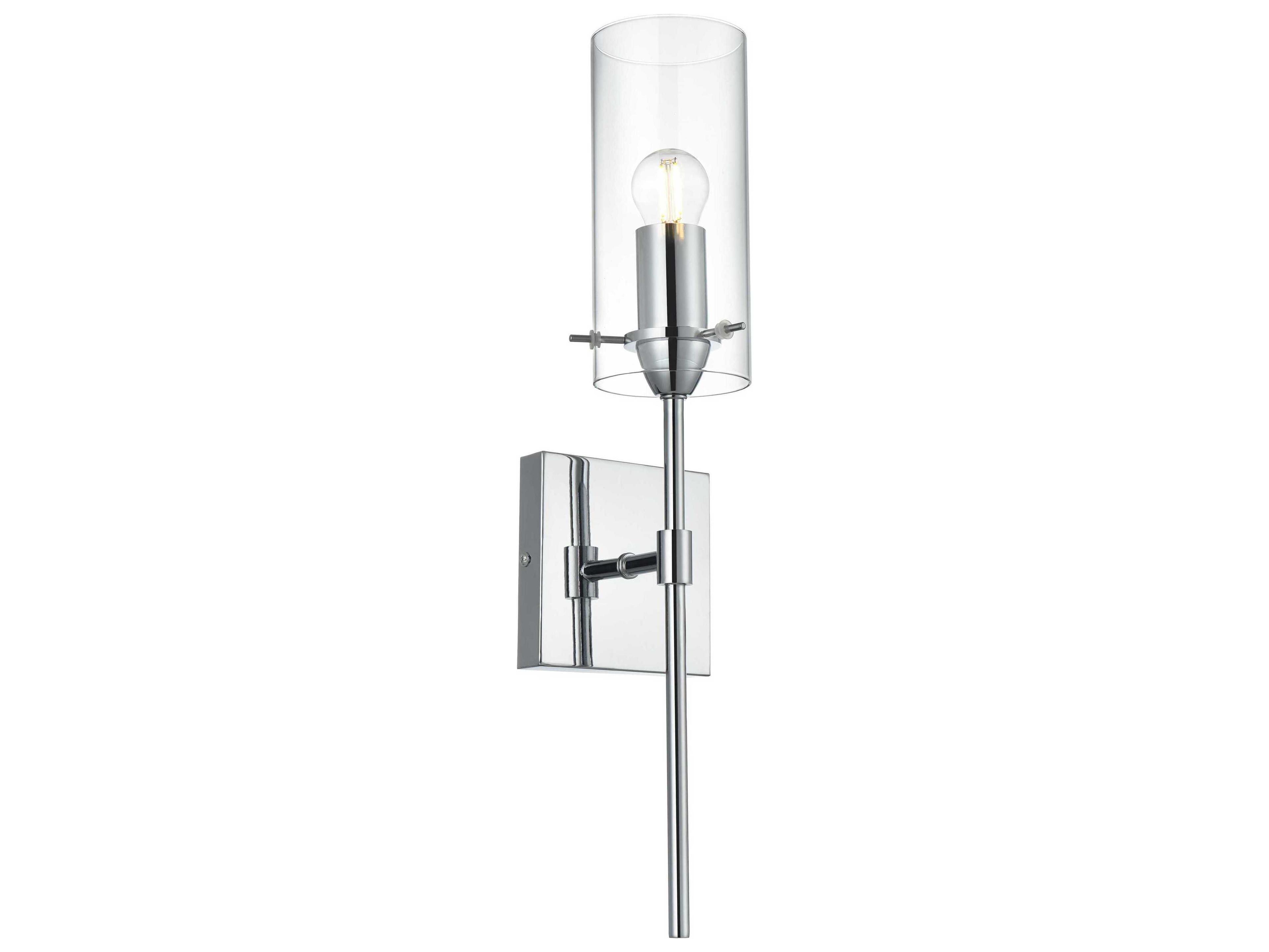 Elsreth 1-Light Chrome Wall Sconce