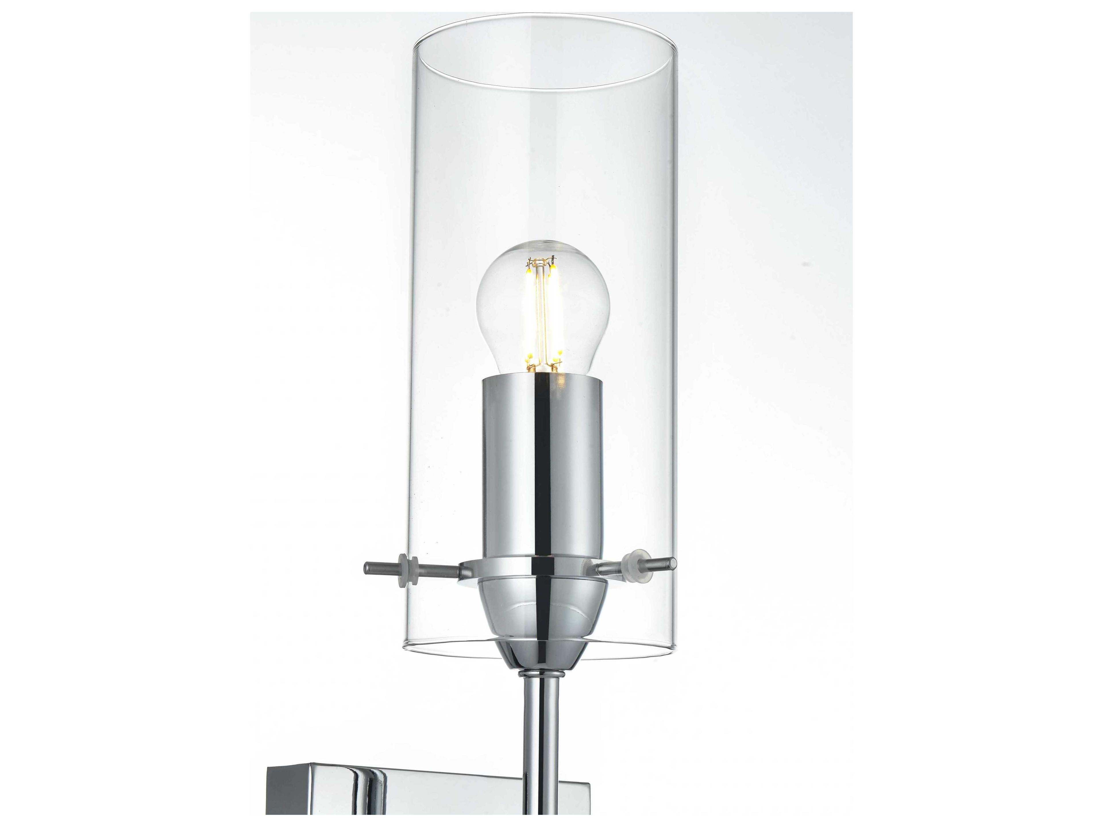 Elegant Lighting Elsreth 1-Light Chrome Wall Sconce
