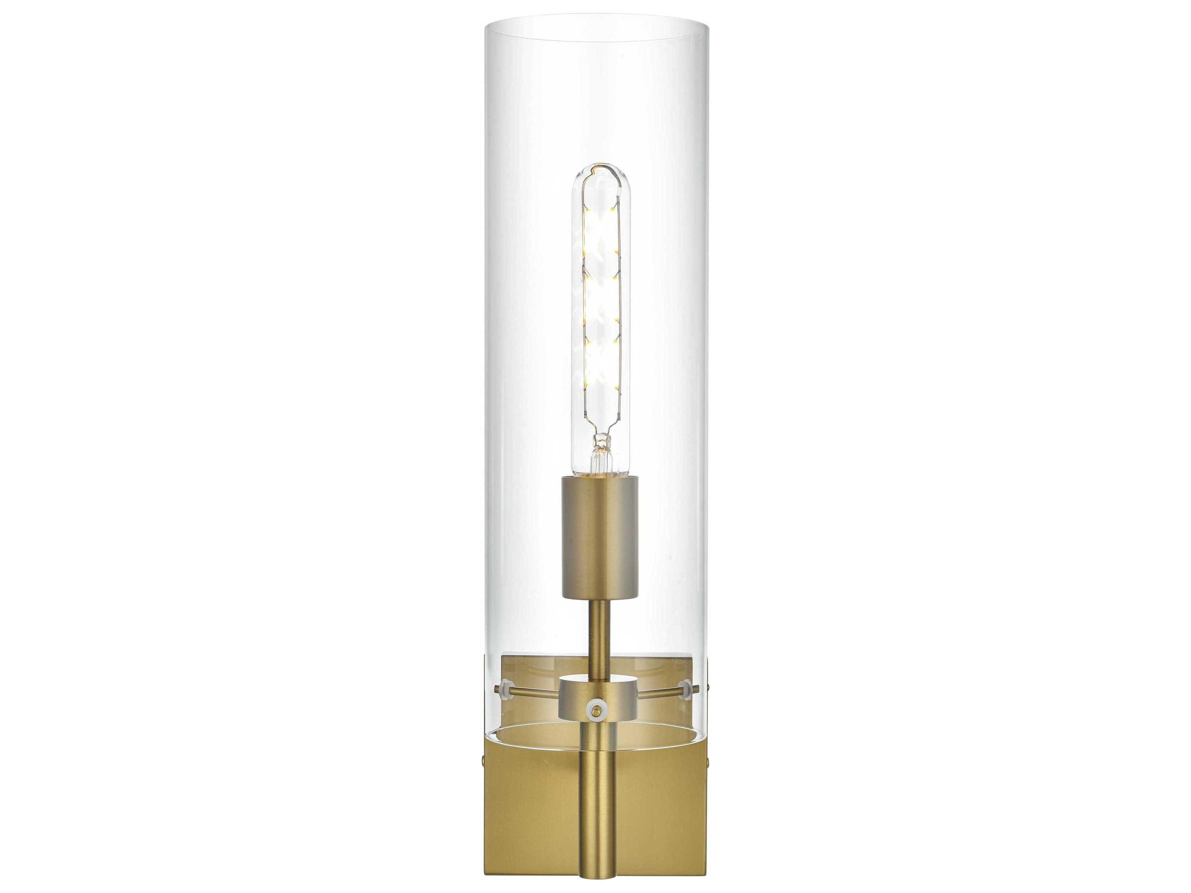 Elegant Lighting Savant 1-Light Satin Gold Wall Sconce