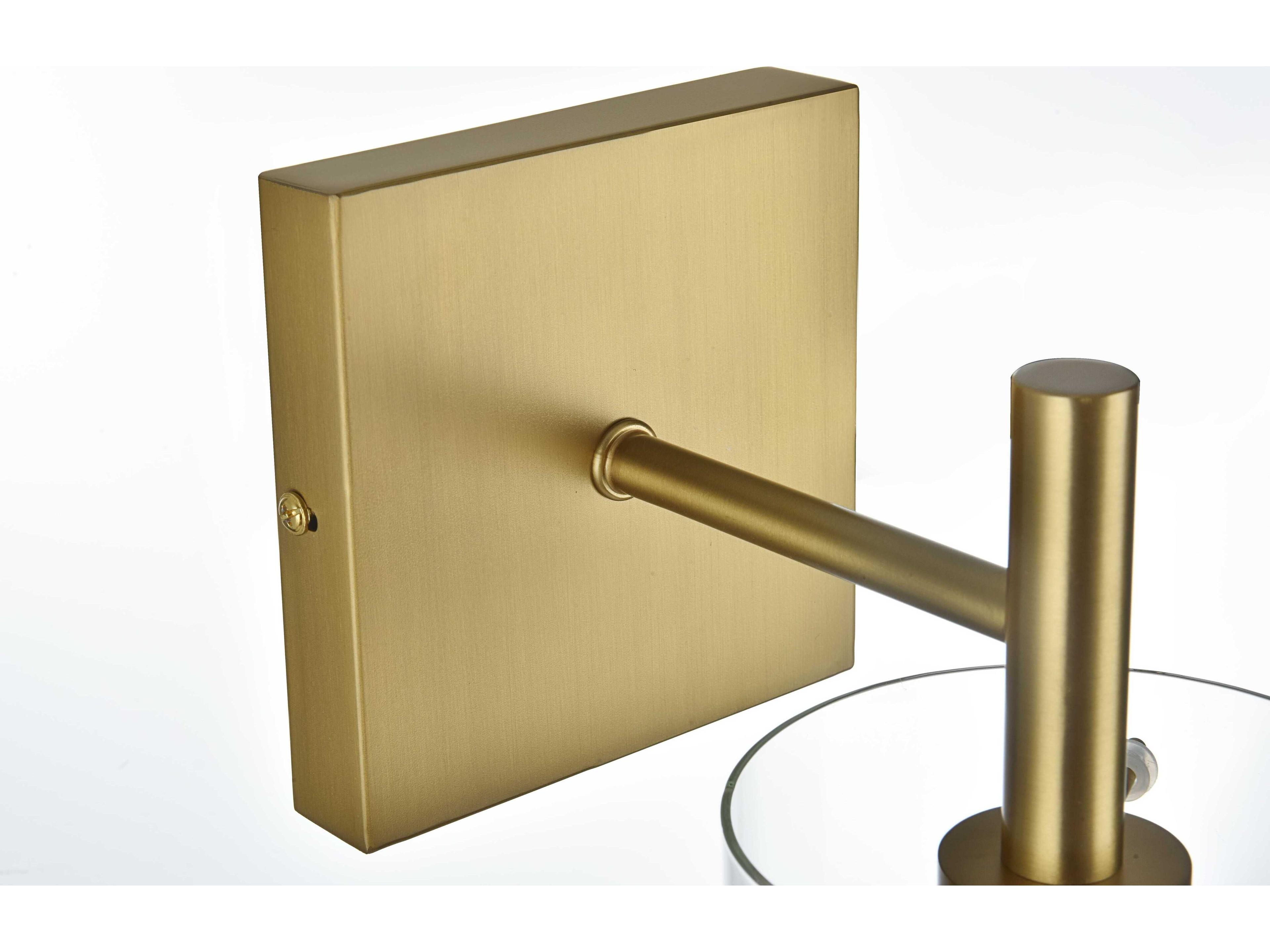 Elegant Lighting Savant 1-Light Satin Gold Wall Sconce