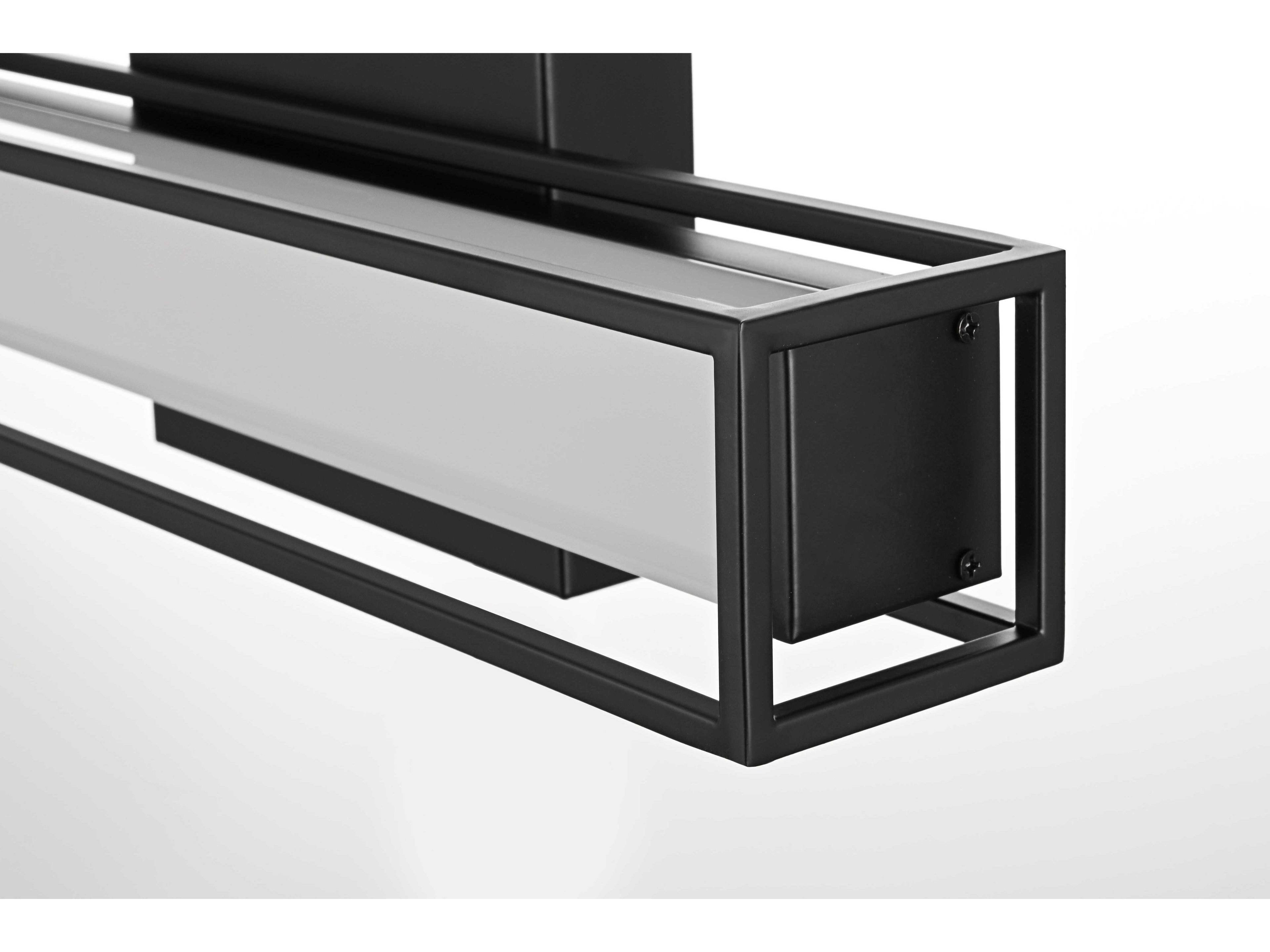 Elegant Lighting Aden 1-Light Black Vanity Light