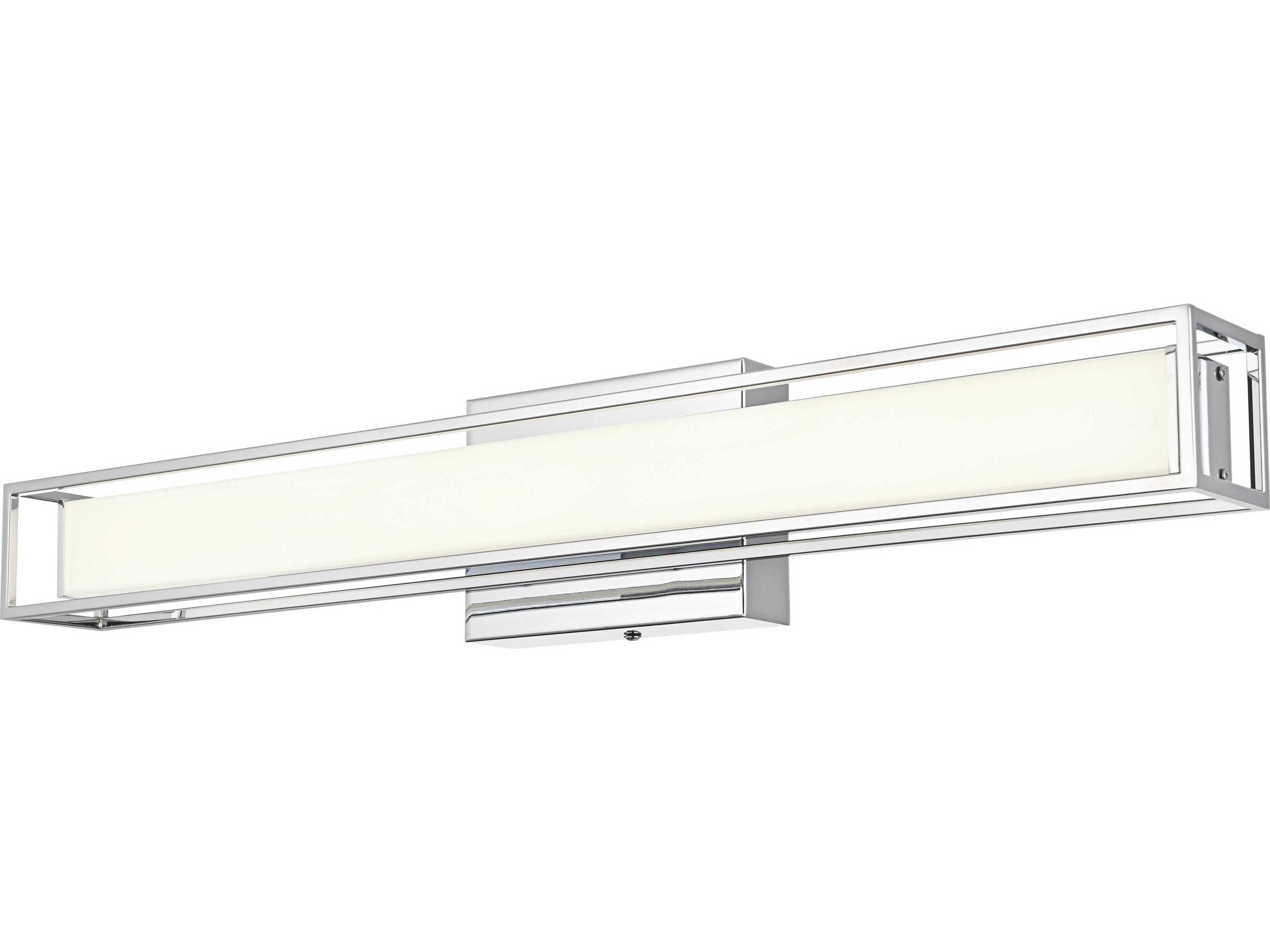 Elegant Lighting Aden 1-Light Chrome Vanity Light