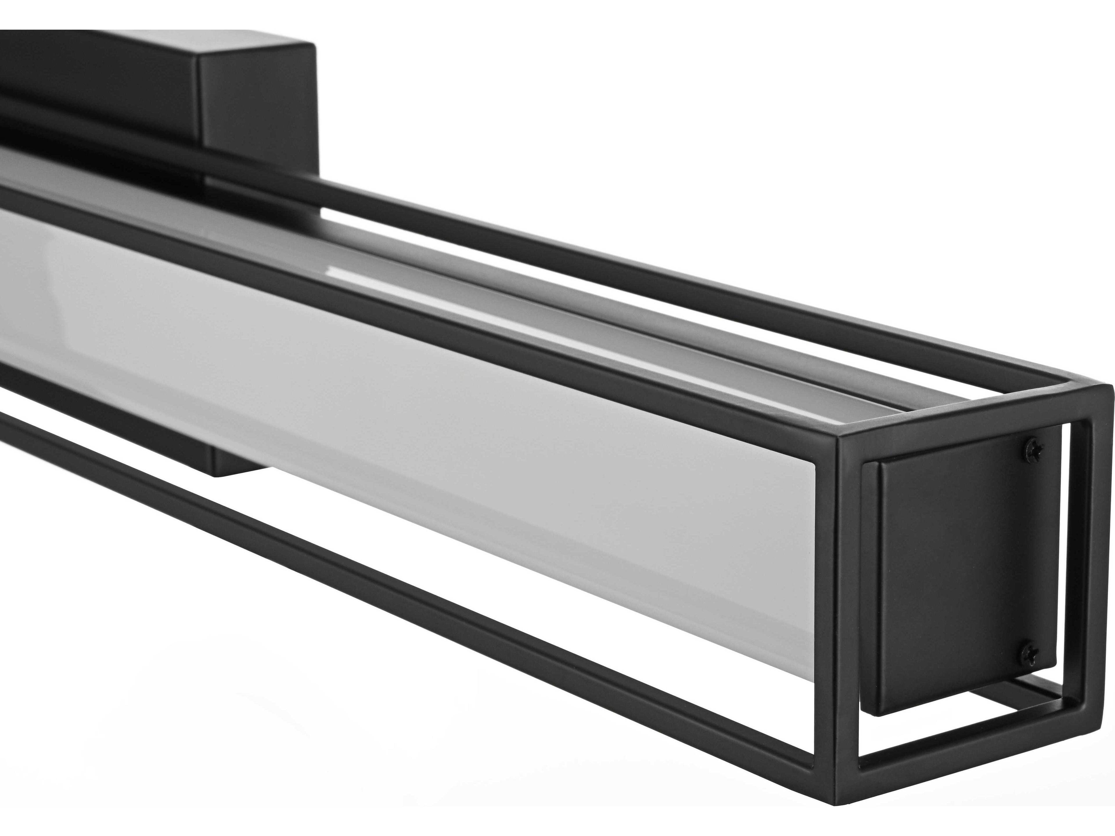 Elegant Lighting Aden 1-Light Black Vanity Light