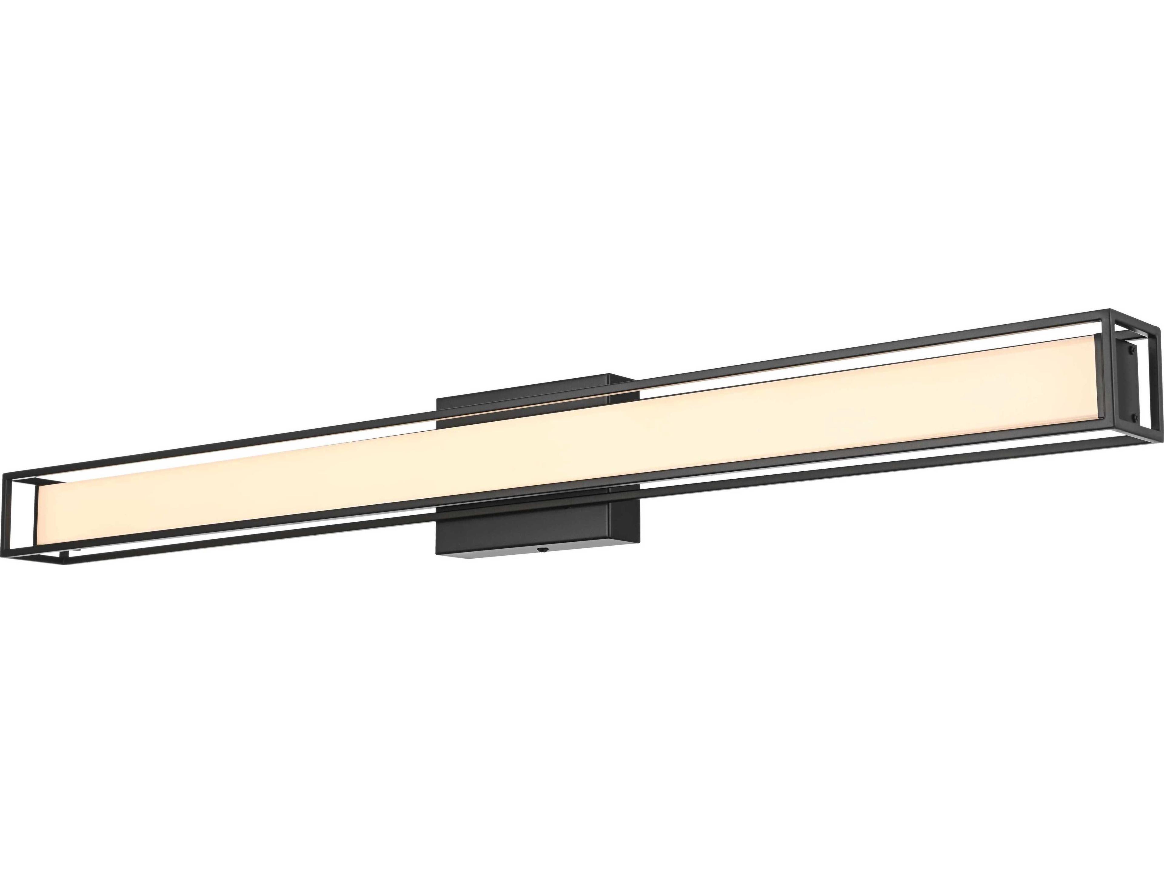 Elegant Lighting Aden 1-Light Black Vanity Light