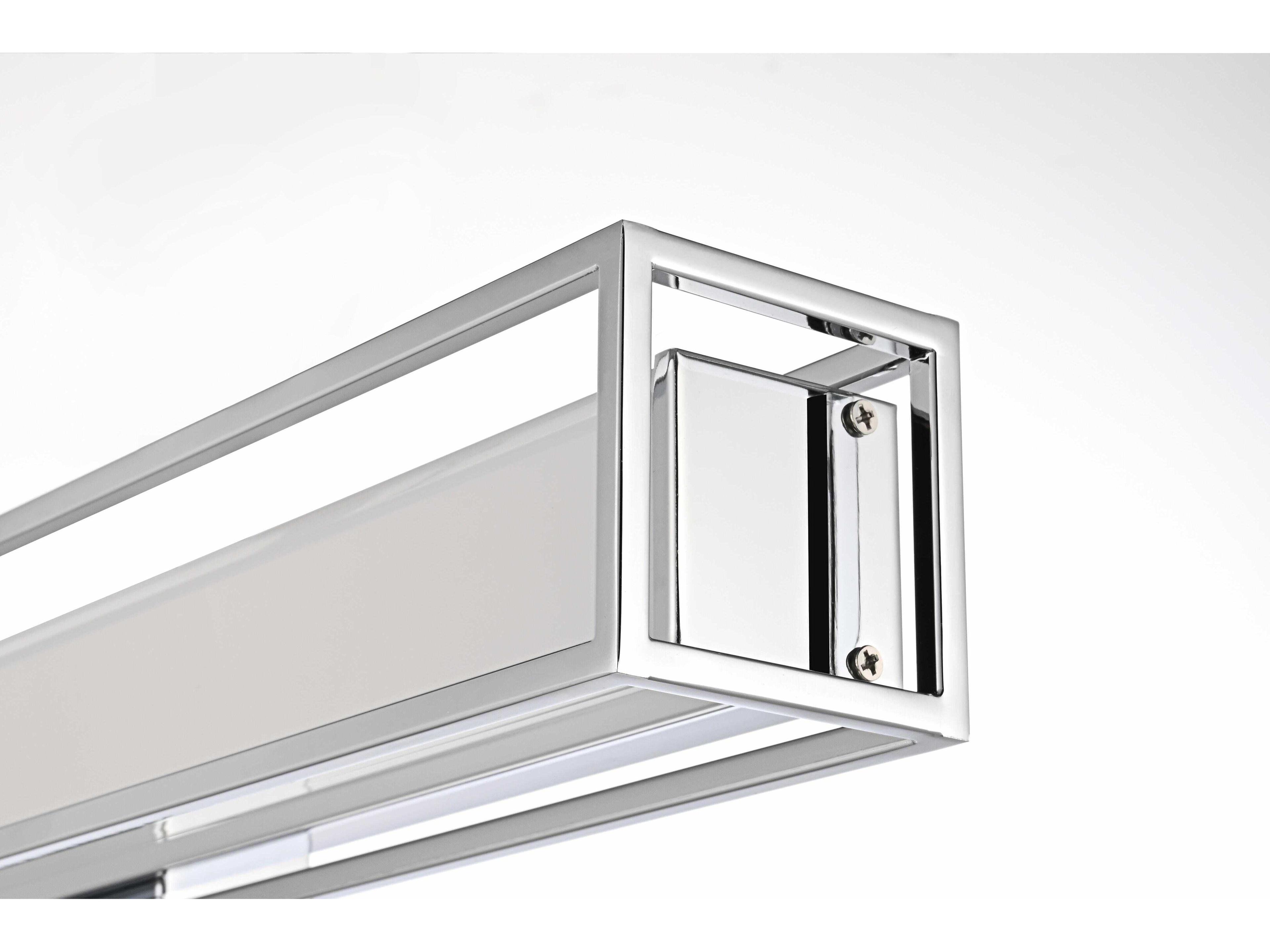 Elegant Lighting Aden 1-Light Chrome Vanity Light