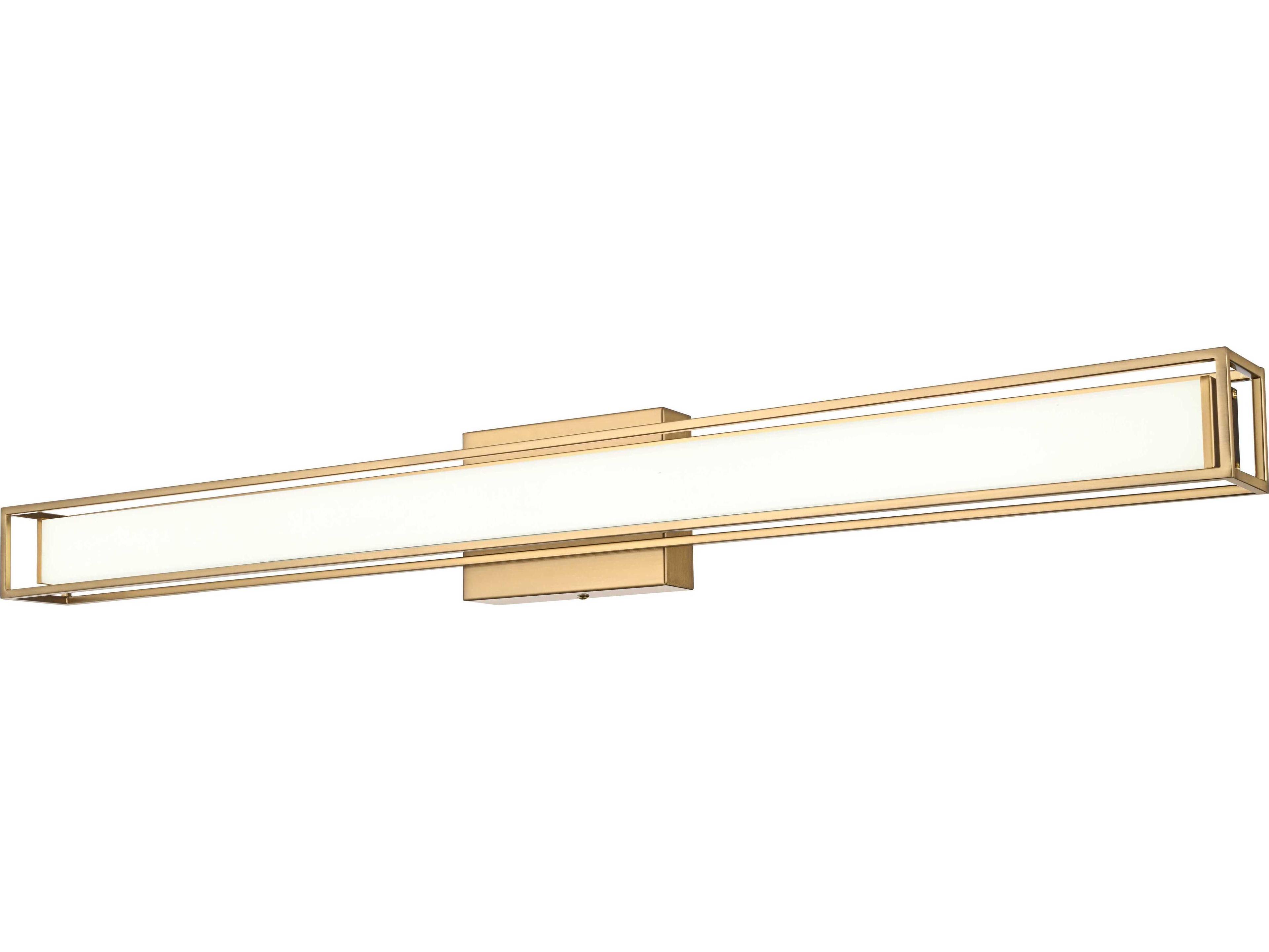 Elegant Lighting Aden 1-Light Satin Gold Vanity Light