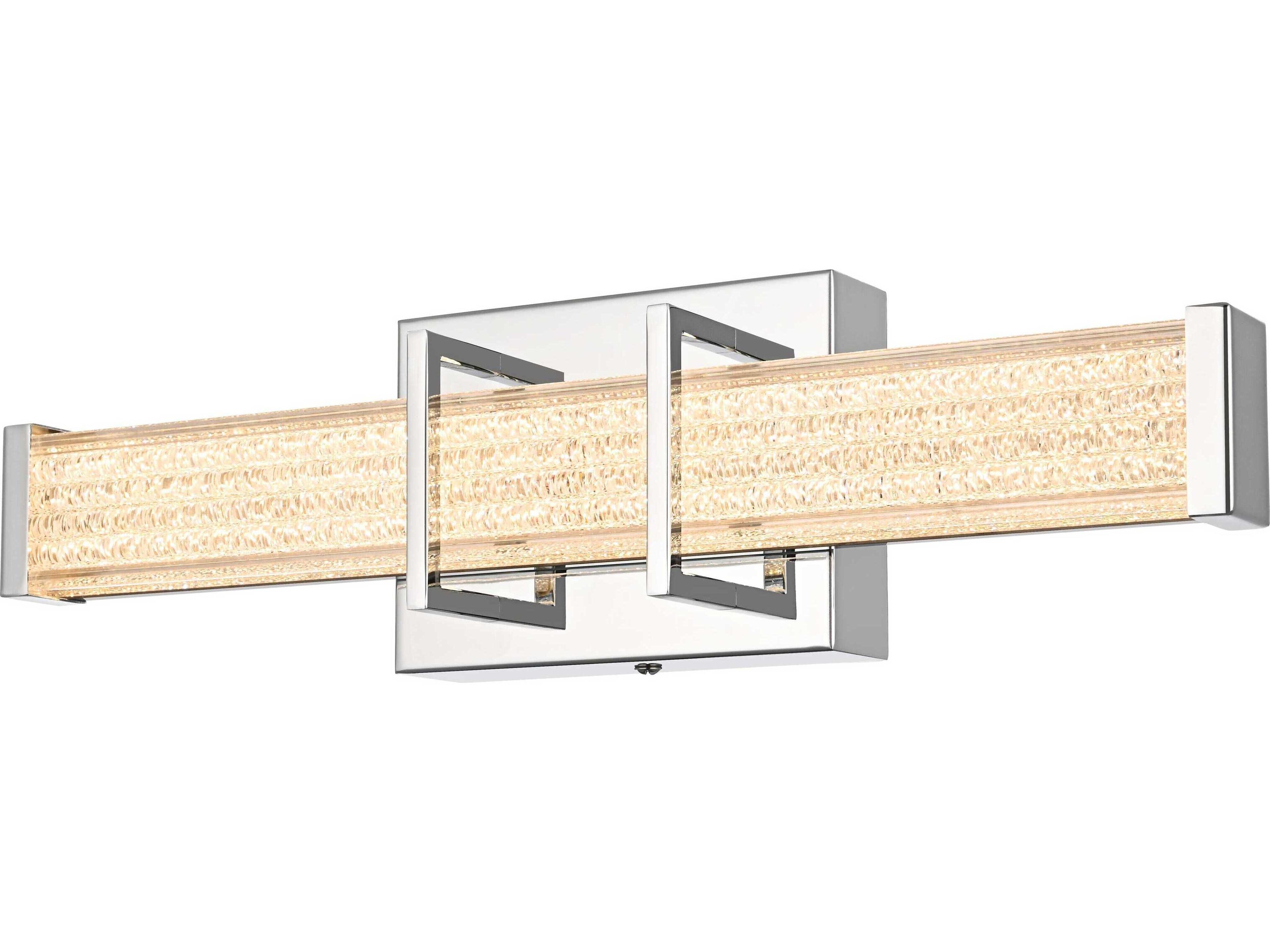 Elegant Lighting Ivaan 1-Light Chrome Vanity Light